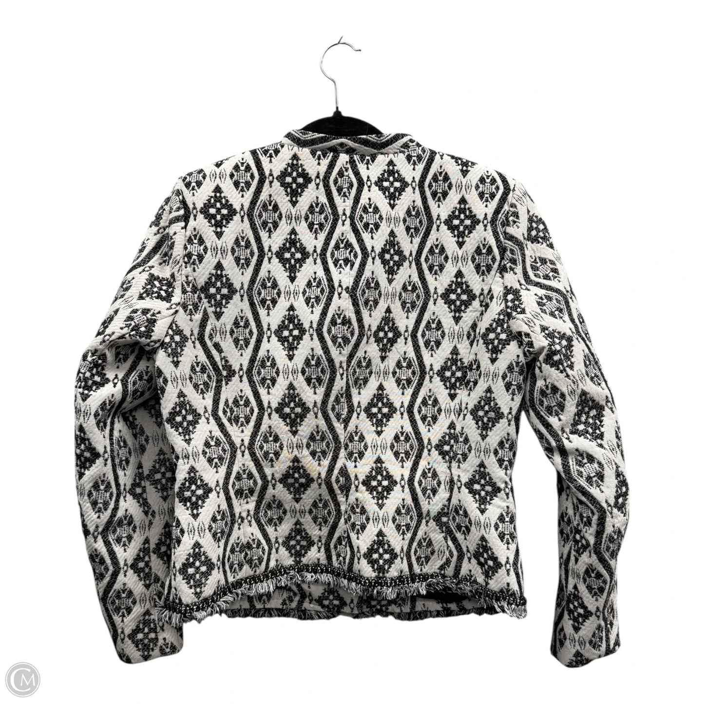 Jacket Other By H&m In Black & White, Size: 12