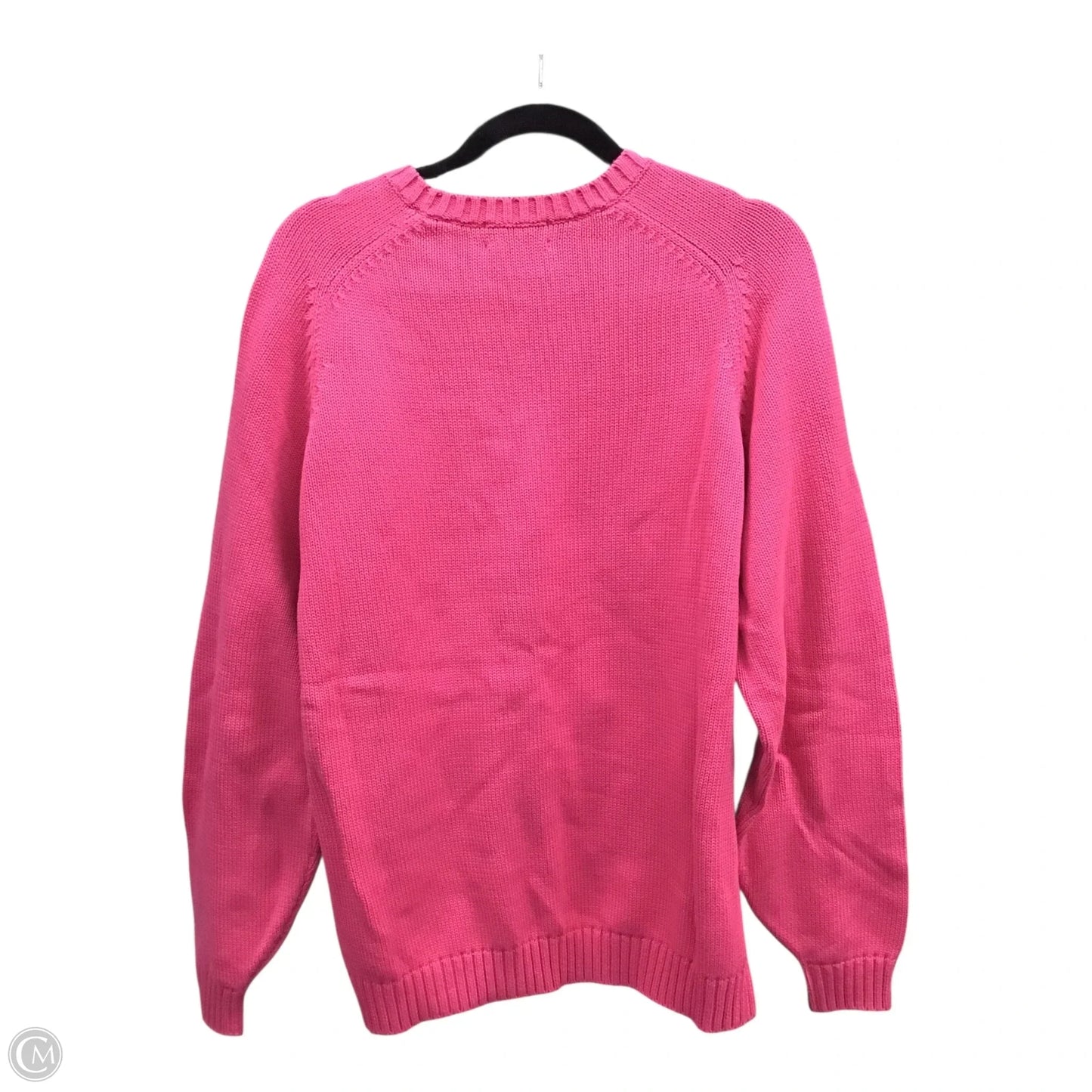 Sweater By Lands End In Coral, Size: Xl