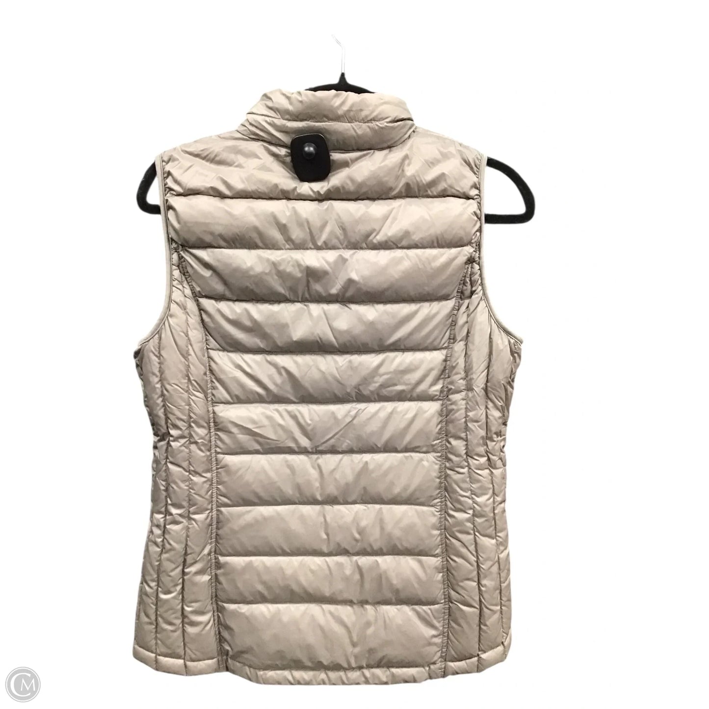 Vest Puffer & Quilted By Clothes Mentor In Taupe, Size: L