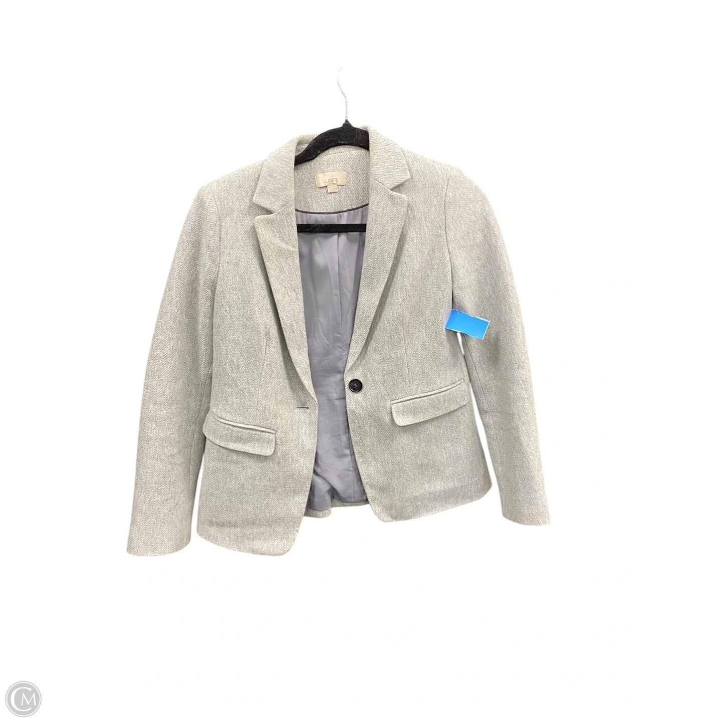 Blazer By Loft In Grey, Size: 2p