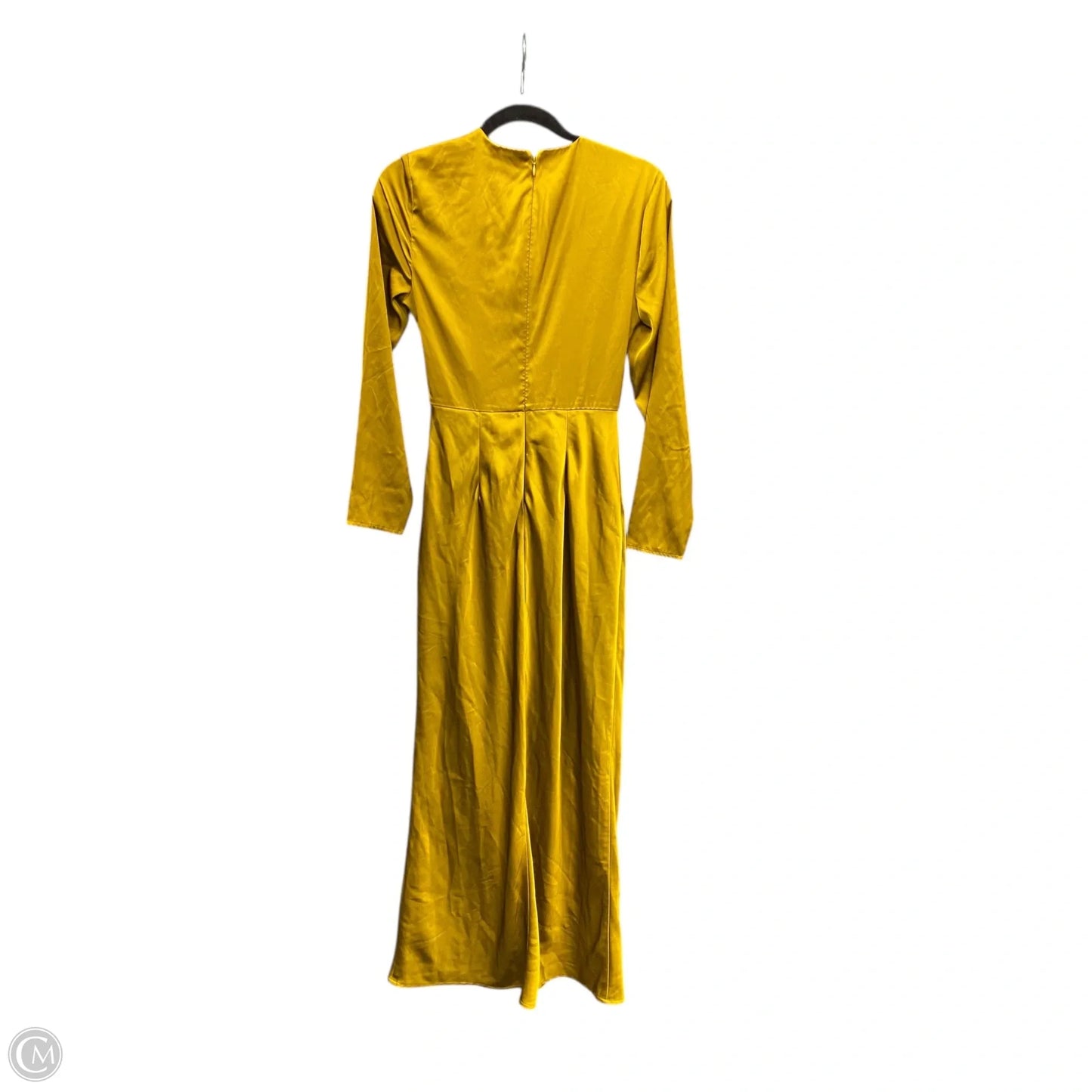 Dress Party Long By Express In Gold, Size: S