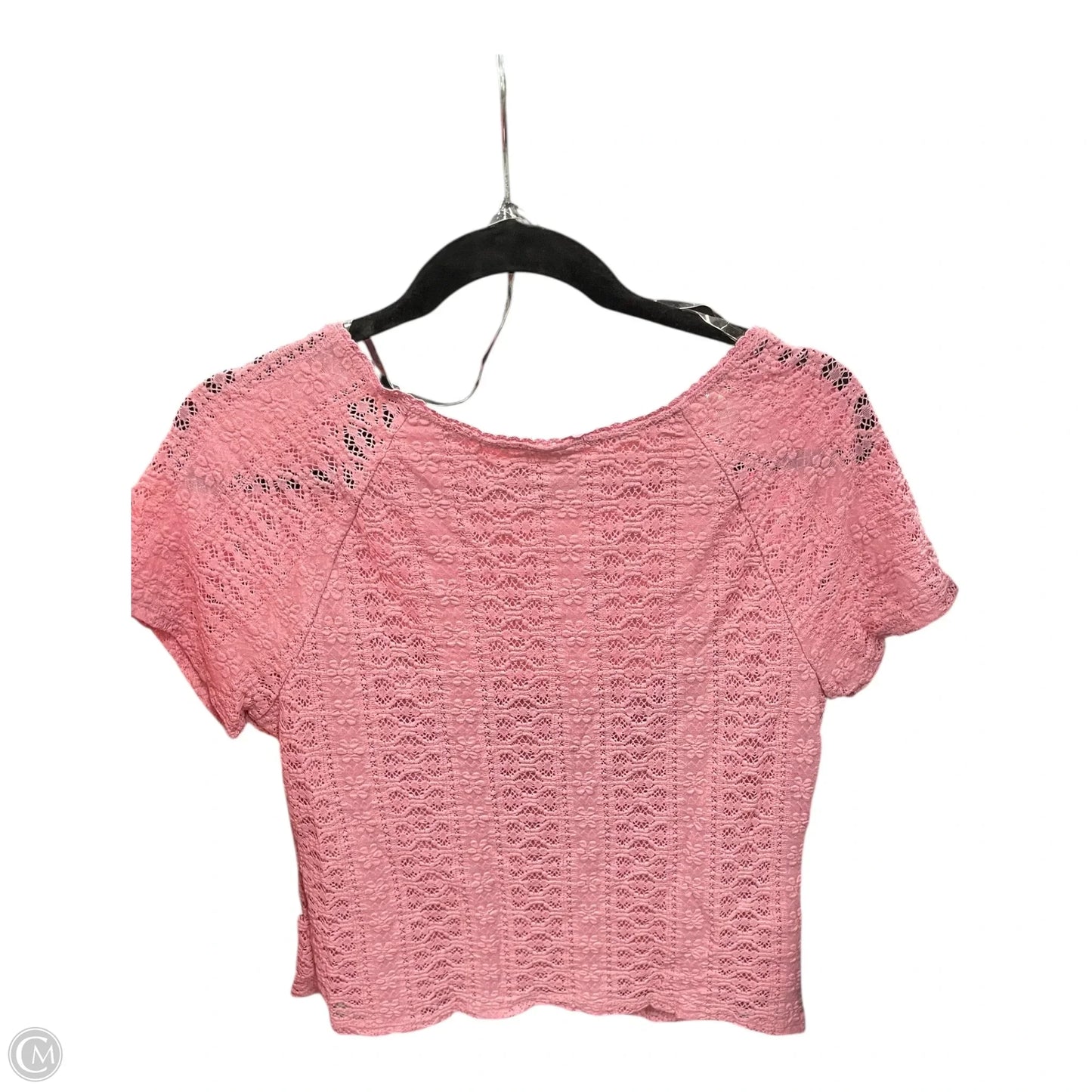 Top Short Sleeve By No Boundaries In Pink, Size: Xl