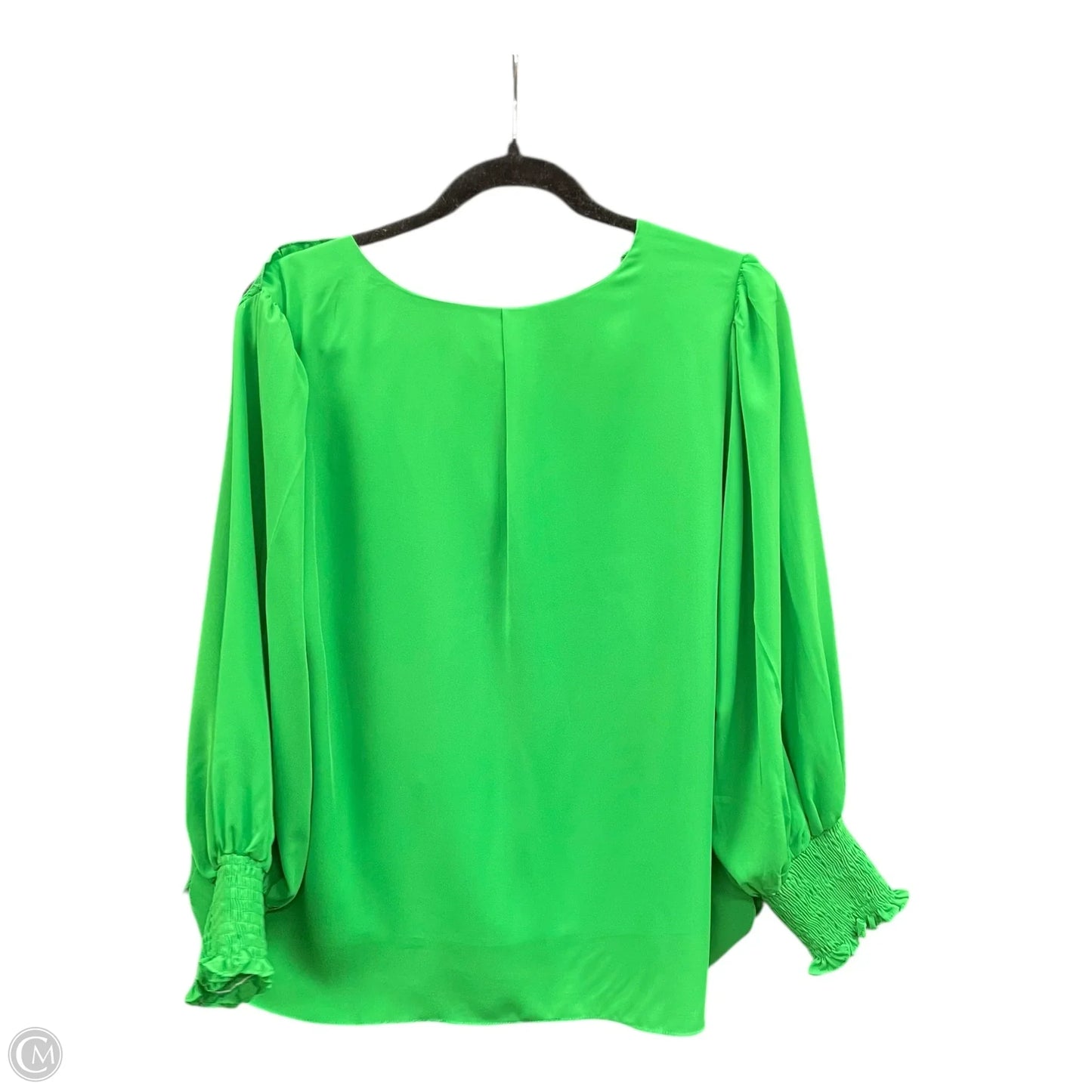 Blouse Long Sleeve By Jade In Green, Size: Xl