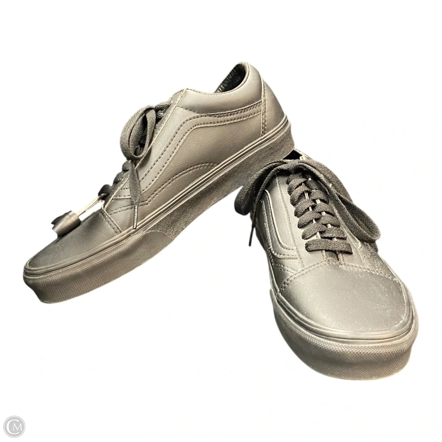 Shoes Sneakers By Vans In Black, Size: 8.5