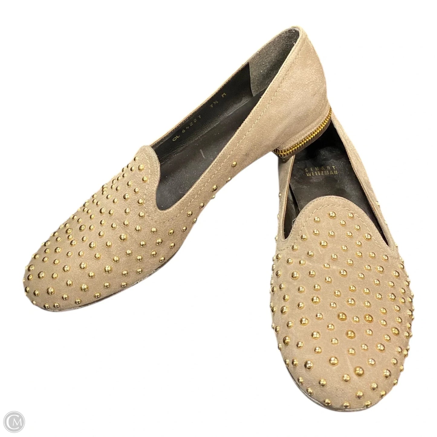 Shoes Designer By Stuart Weitzman In Grey, Size: 7.5