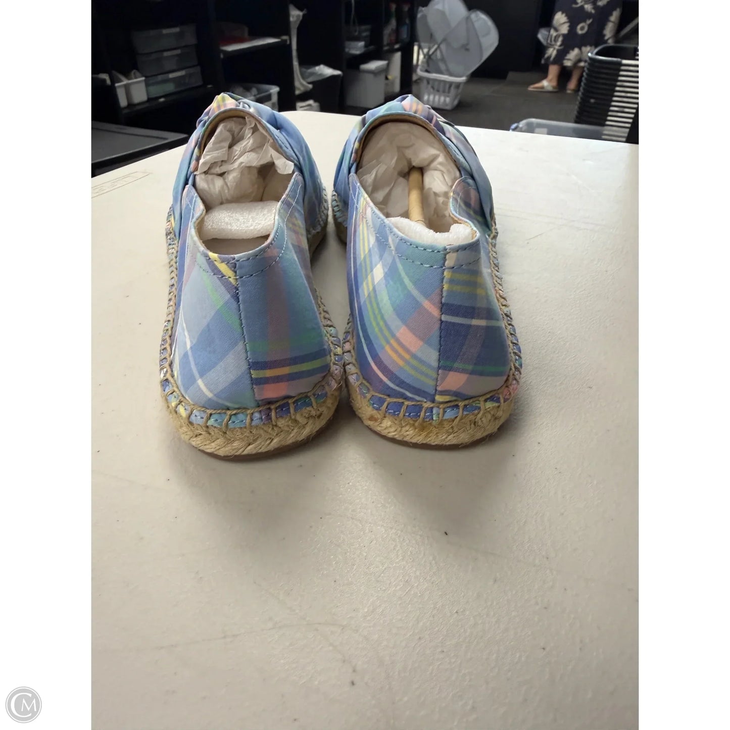 Shoes Flats By Talbots In Blue & Pink, Size: 9.5