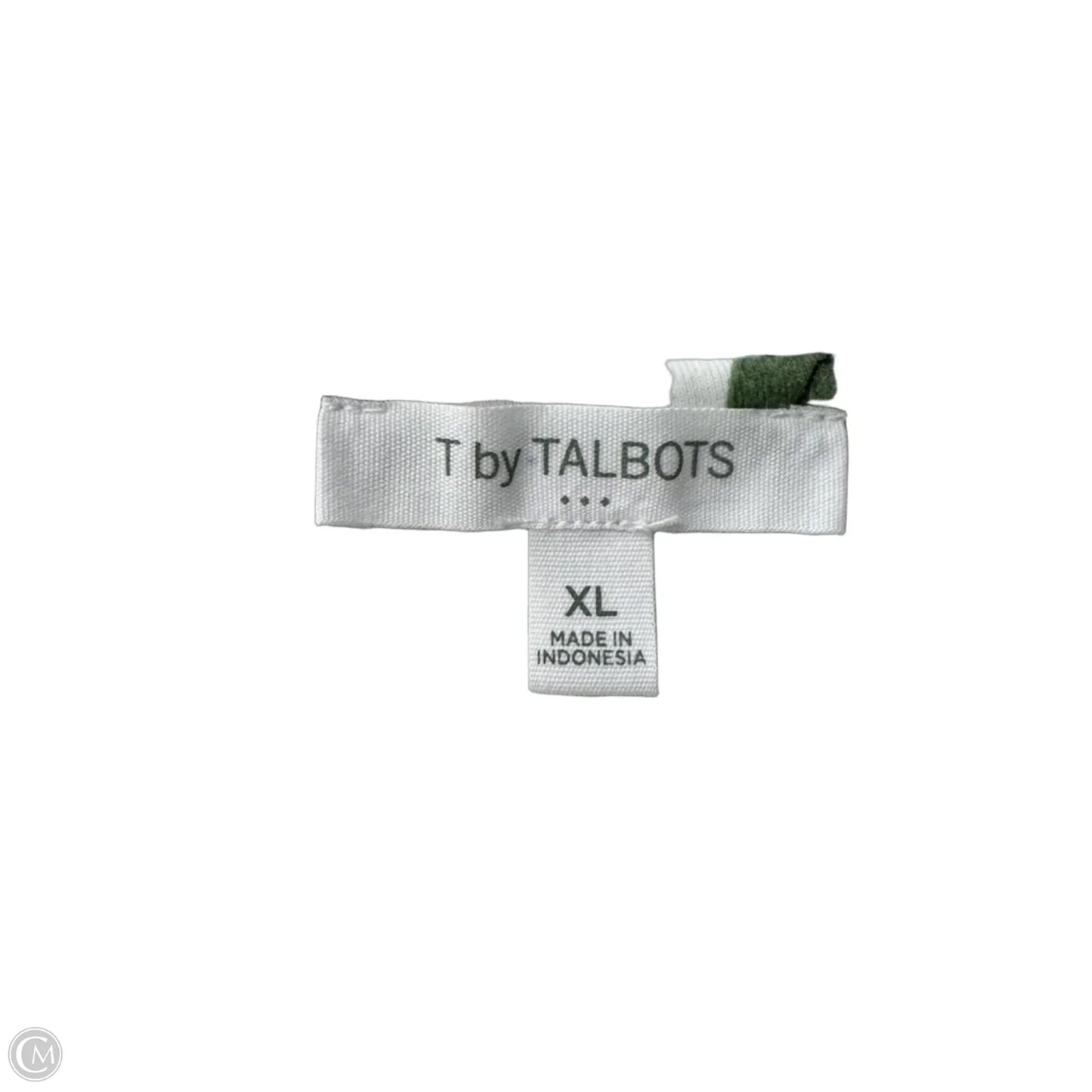 Top Short Sleeve Basic By Talbots In Pink & White, Size: Xl