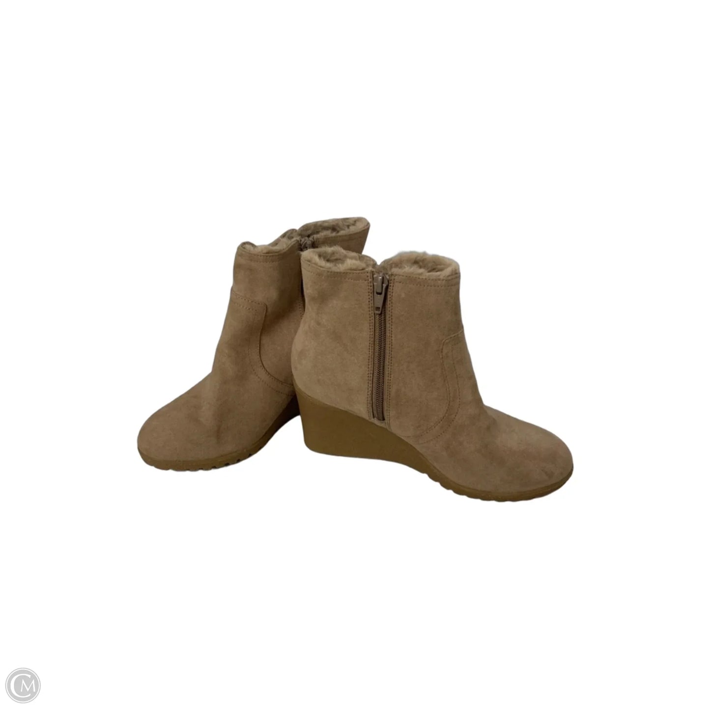 Boots Ankle Heels By Old Navy In Cream, Size: 7