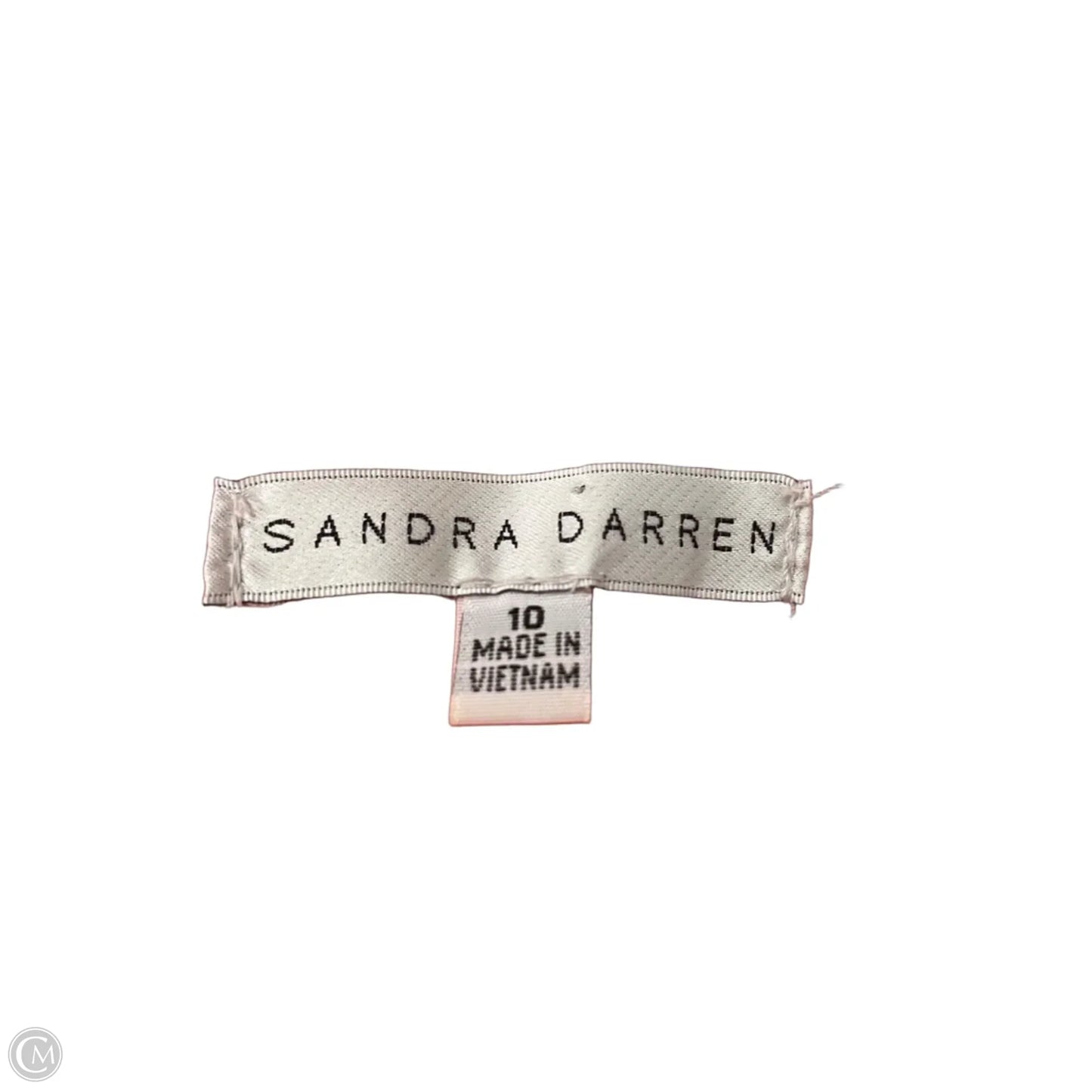 Dress Casual Midi By Sandra Darren In Orange & Purple, Size: 10