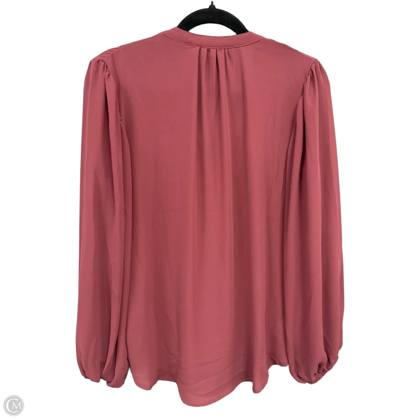 Top Long Sleeve By Catherine Malandrino In Maroon, Size: S