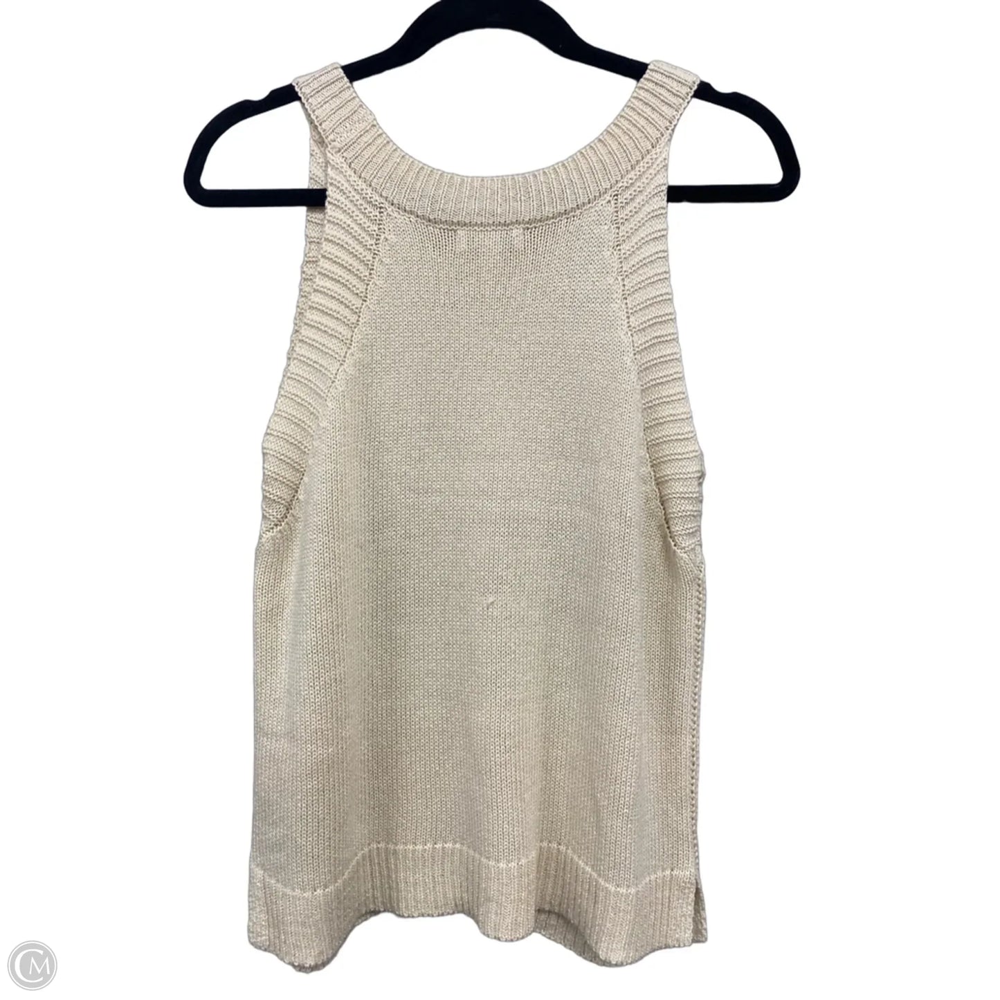 Top Sleeveless By Nine West In Cream, Size: L