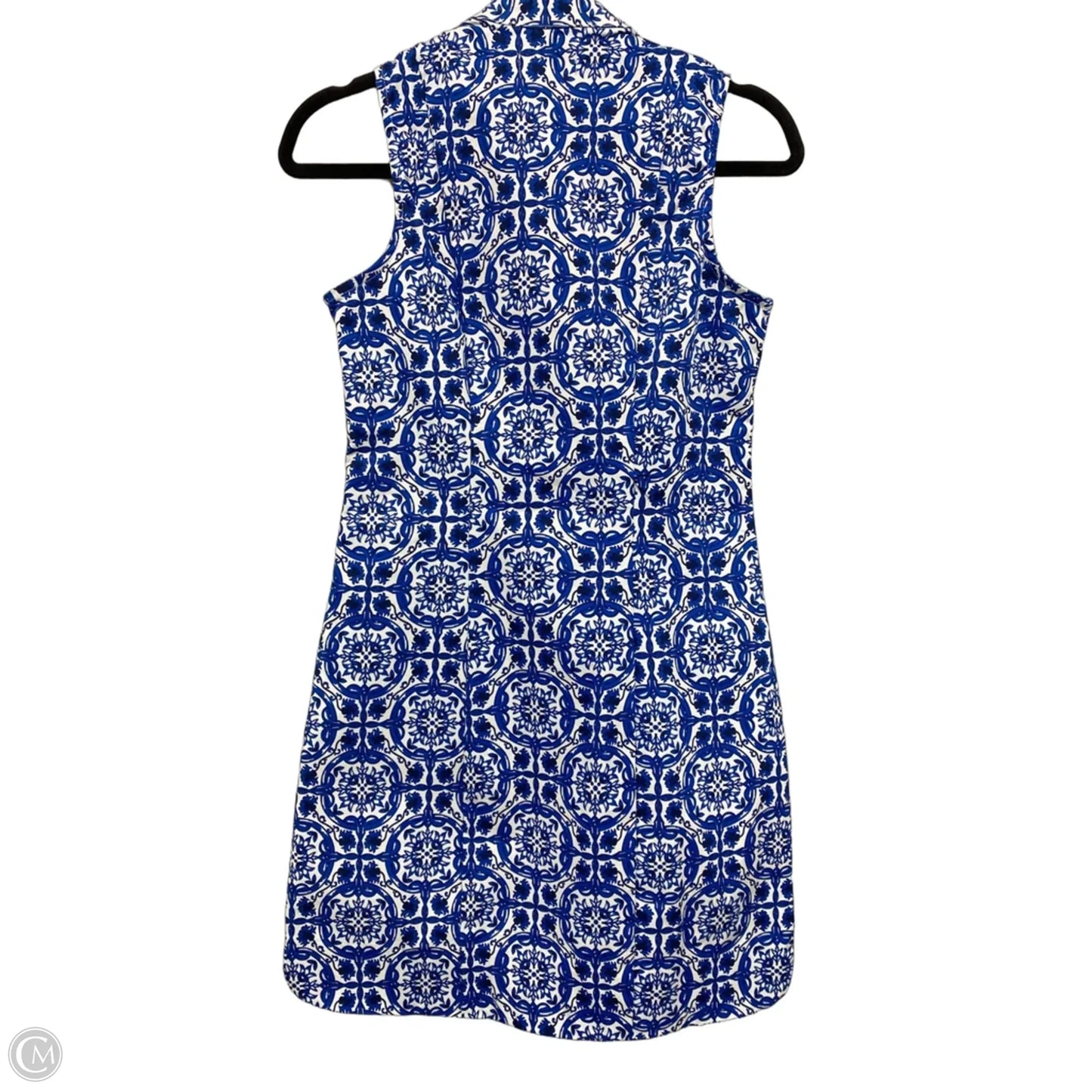 Dress Casual Midi By Mudpie In Blue & White, Size: Xs