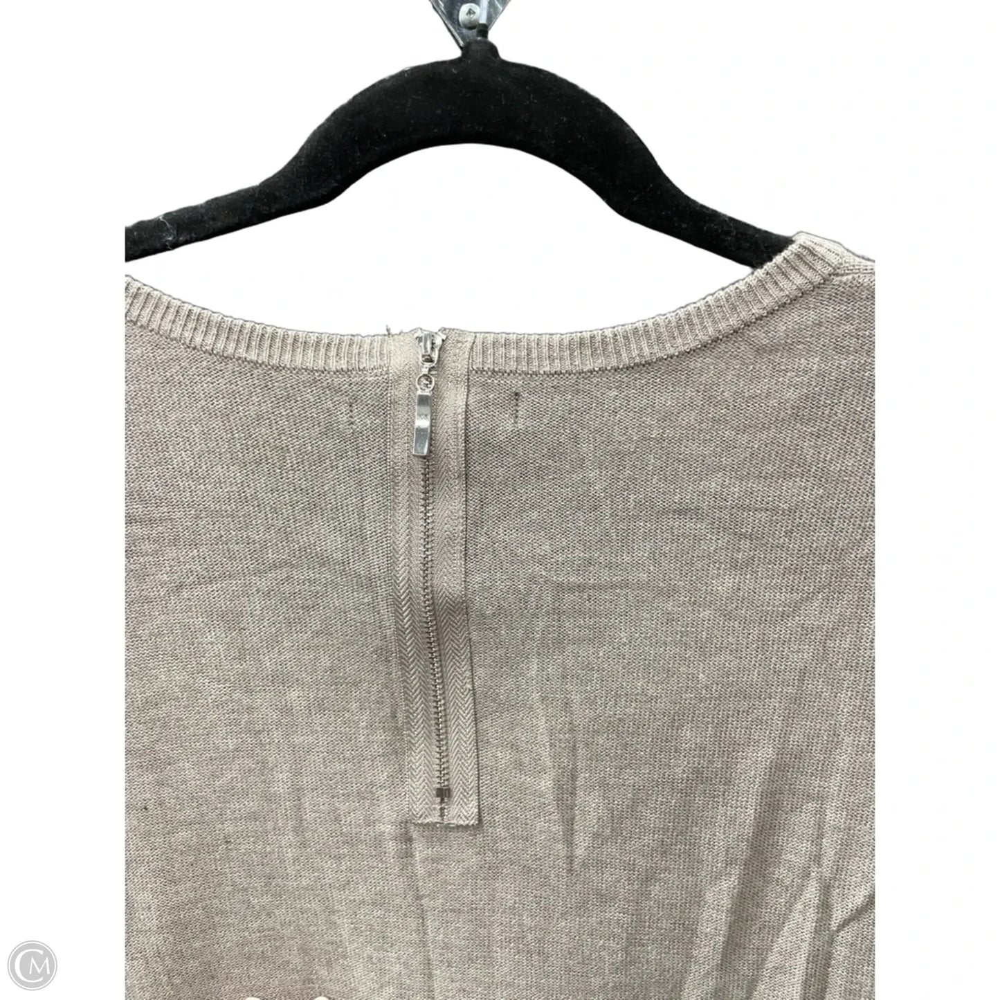Sweater By Clothes Mentor In Beige, Size: 1x