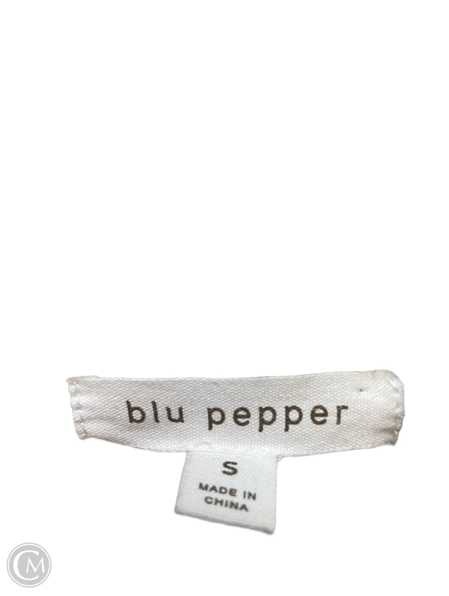 Sweater By Blu Pepper In Grey & Tan, Size: S