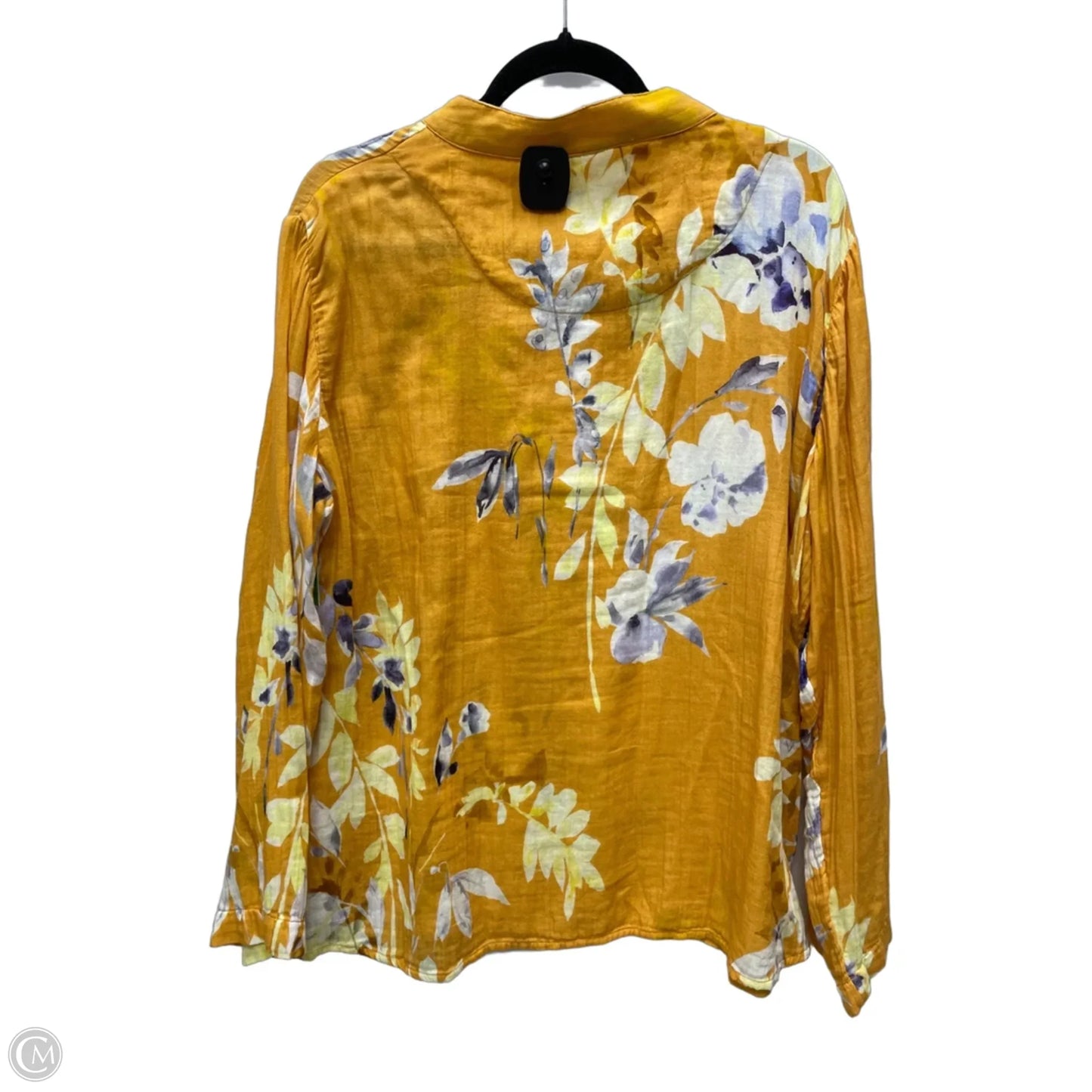 Top Long Sleeve By Soft Surroundings In Floral Print, Size: Xl