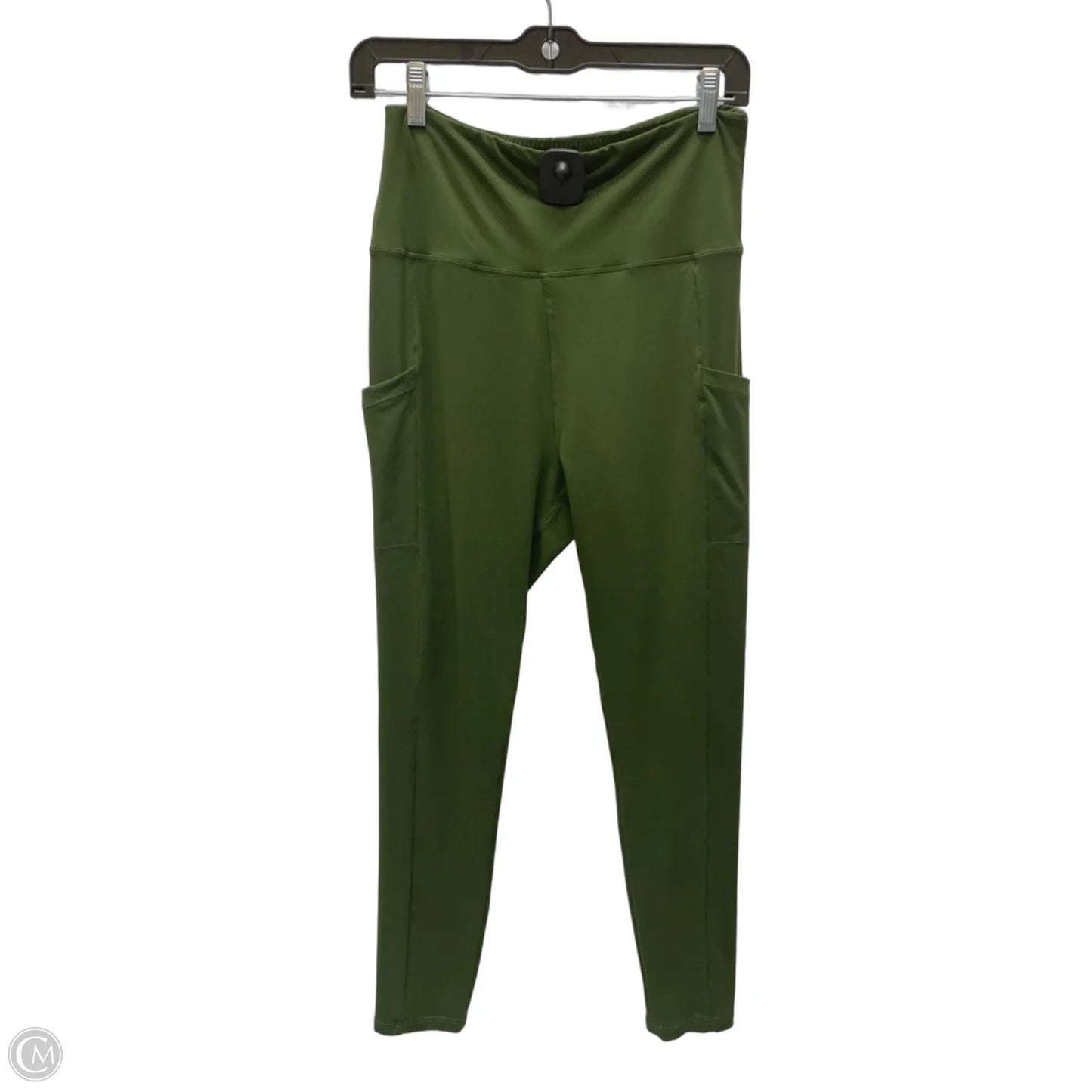 Athletic Leggings By Cme In Green, Size: L