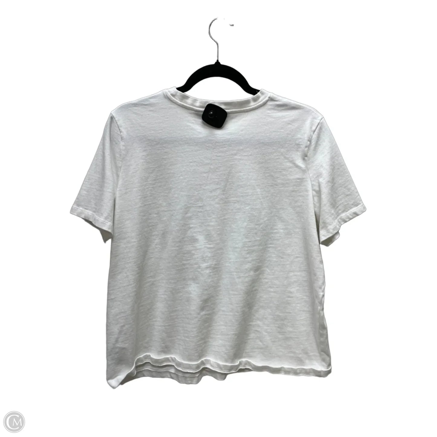 Top Short Sleeve By Primark In White, Size: L