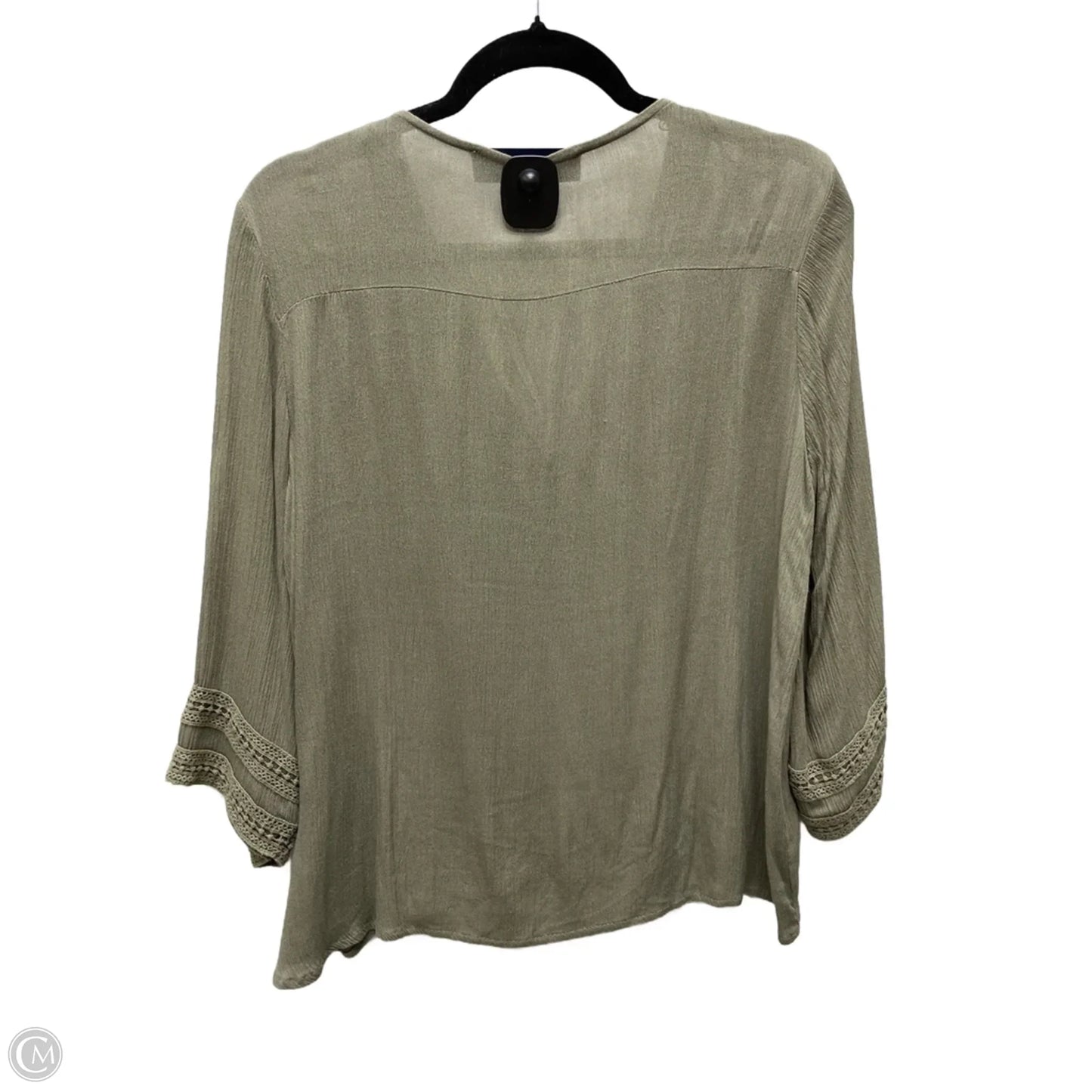 Top Short Sleeve By Blue Rain In Green, Size: M