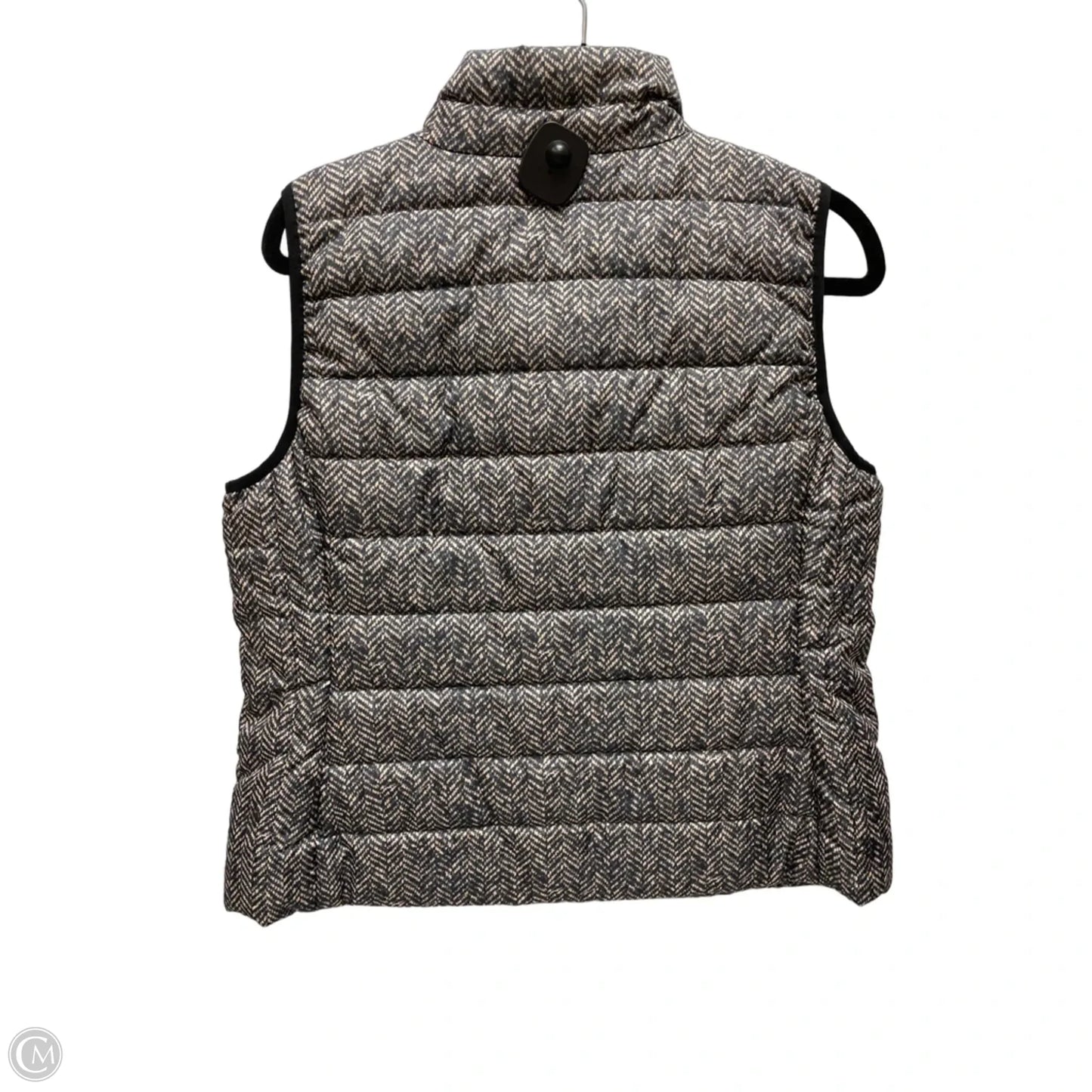 Vest Puffer & Quilted By Rafaella In Grey & Tan, Size: L