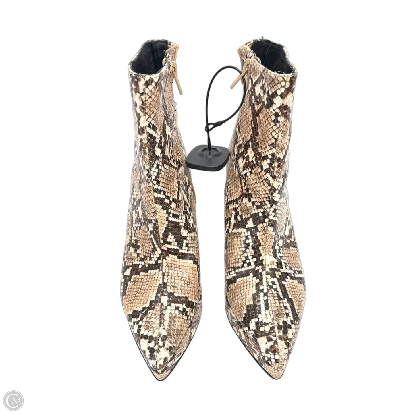 Boots Ankle Heels By Jeffrey Campbell In Snakeskin Print, Size: 6