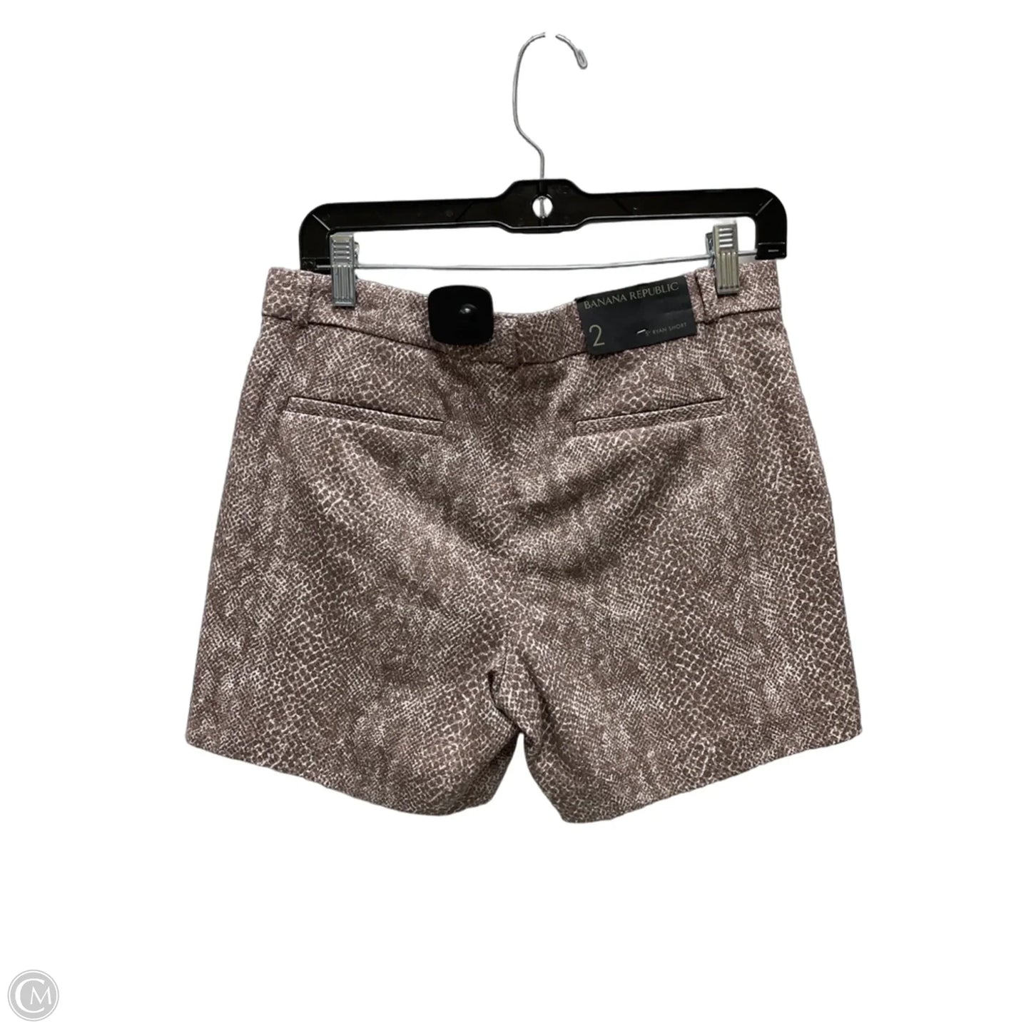 Shorts By Banana Republic In Brown & White, Size: 2