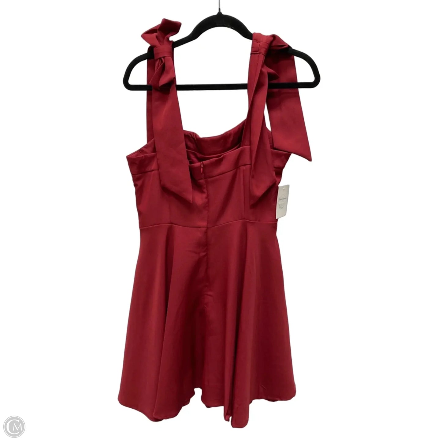 Dress Party Short By Tcec In Maroon, Size: L