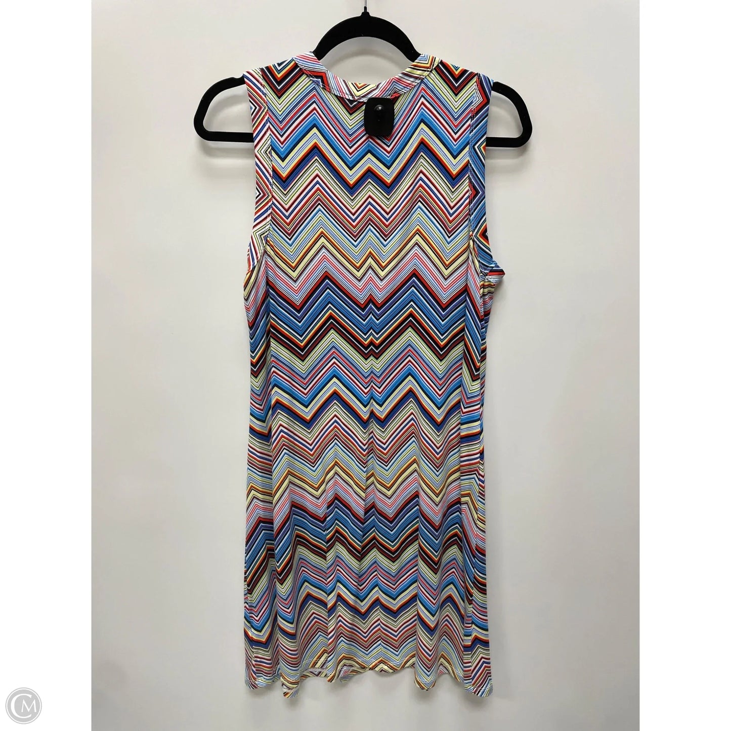 Dress Casual Short By Premise In Geometric Pattern, Size: M