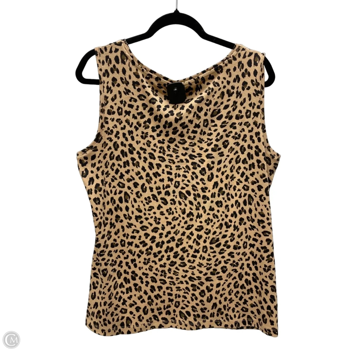 Tank Top By Croft And Barrow In Animal Print, Size: L