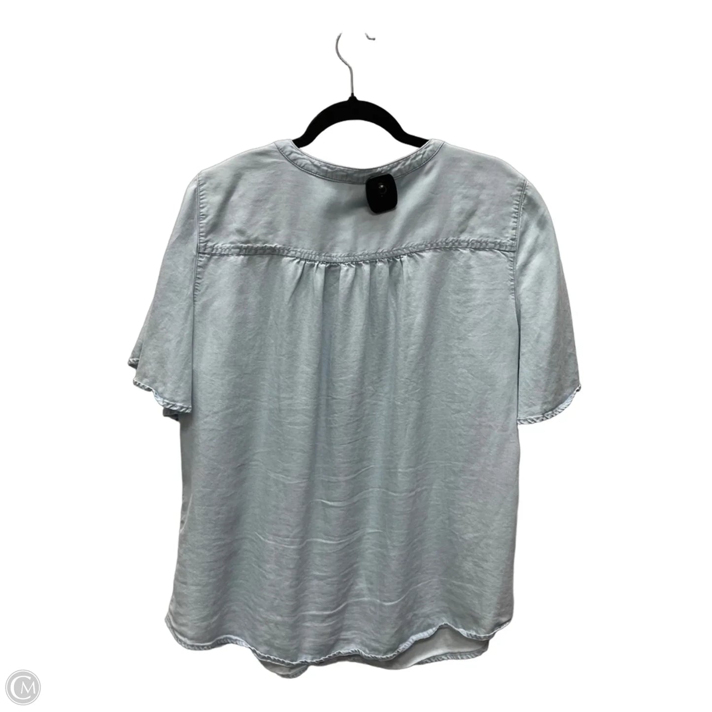 Top Short Sleeve By Chicos In Blue, Size: M