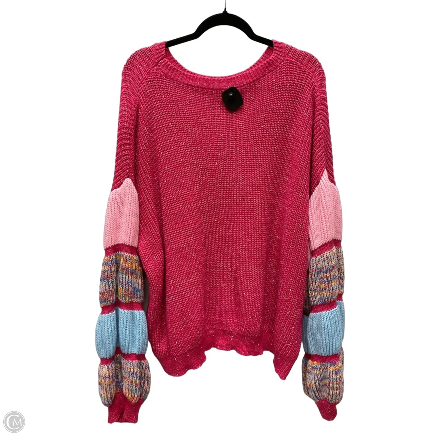 Sweater By Shein In Pink, Size: 3x