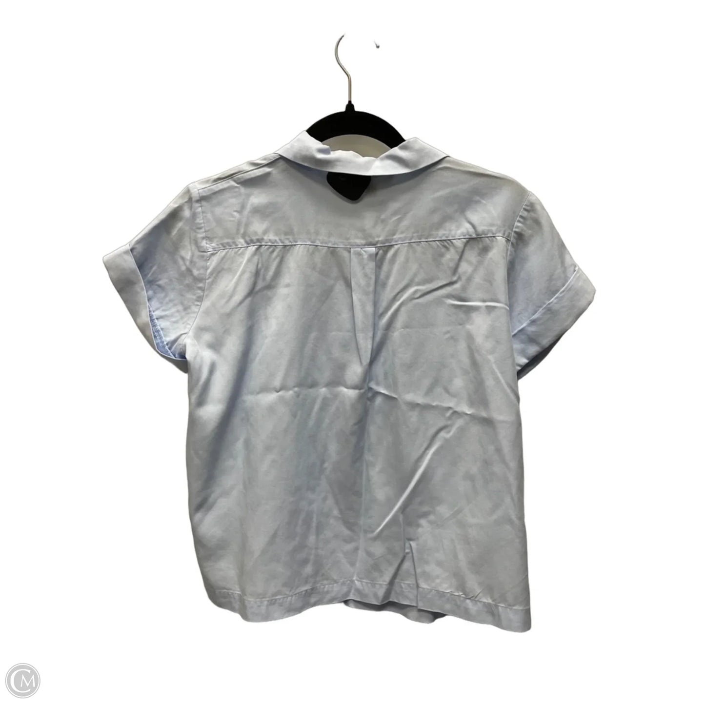 Top Short Sleeve By Banana Republic In Blue, Size: Xs