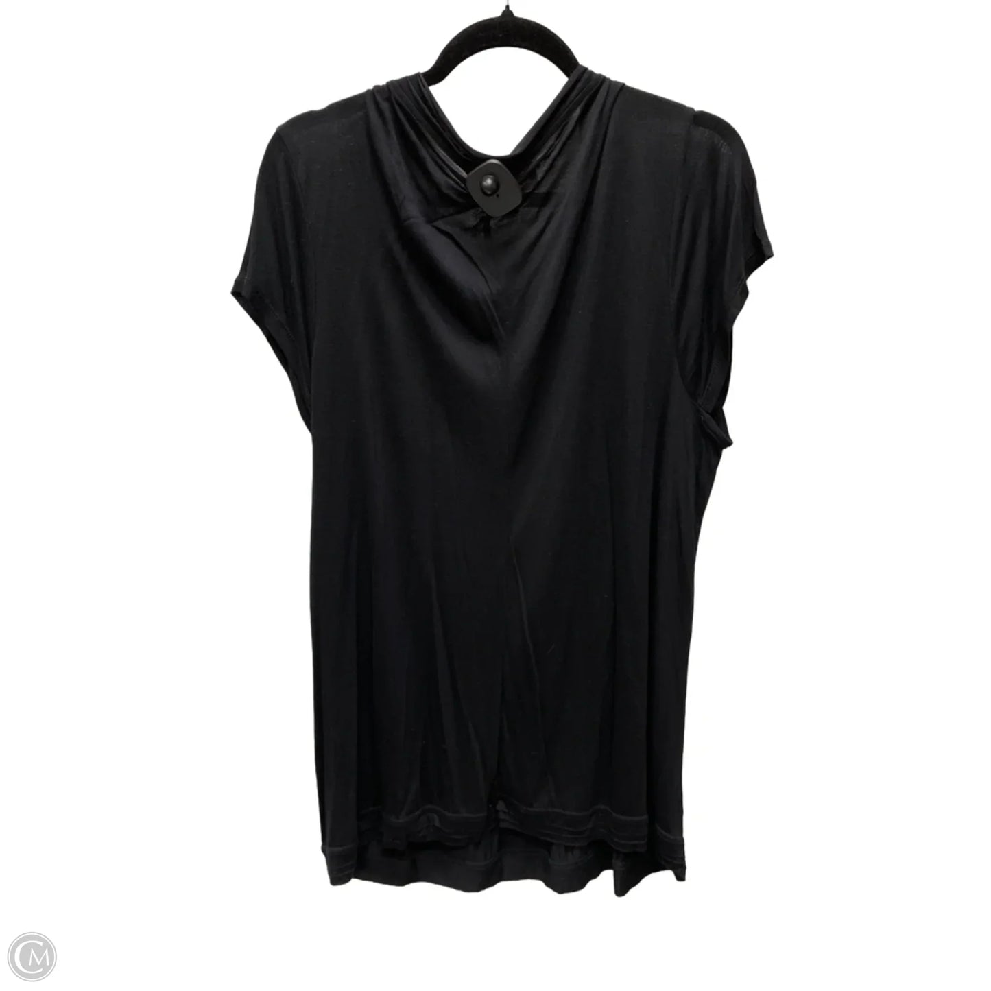 Top Short Sleeve By Philosophy In Black, Size: 3x