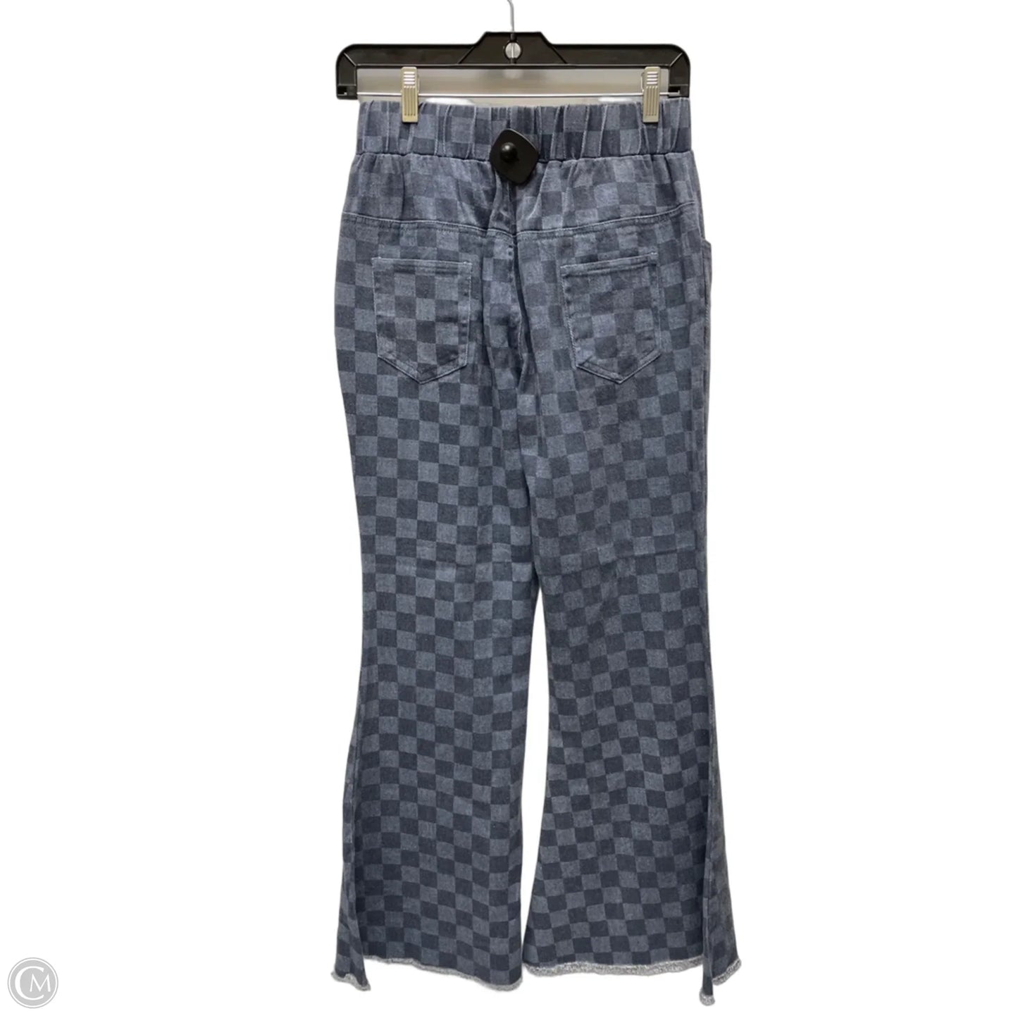 Jeans Flared By Clothes Mentor In Checkered Pattern, Size: 4