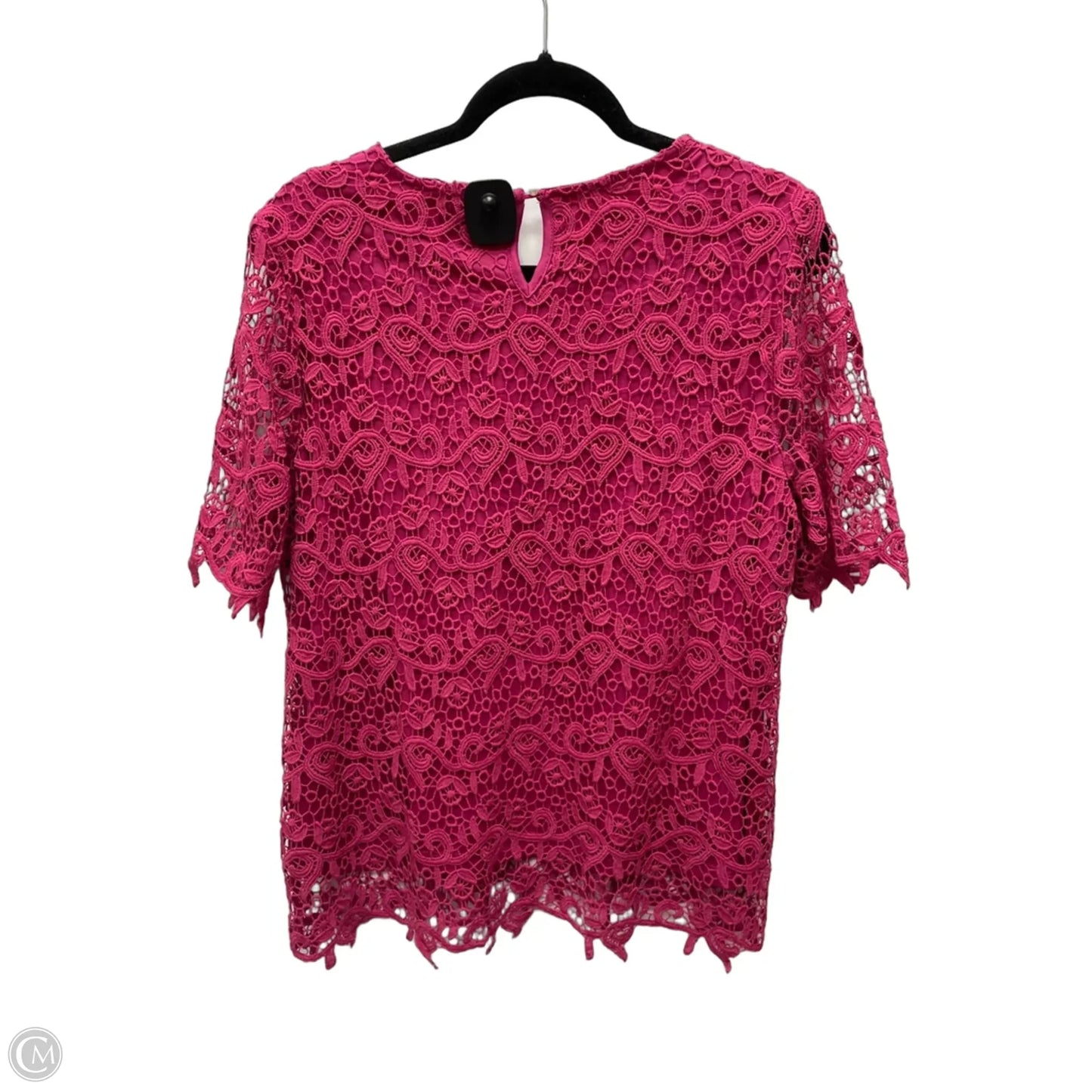 Blouse Short Sleeve By Philosophy In Pink, Size: L