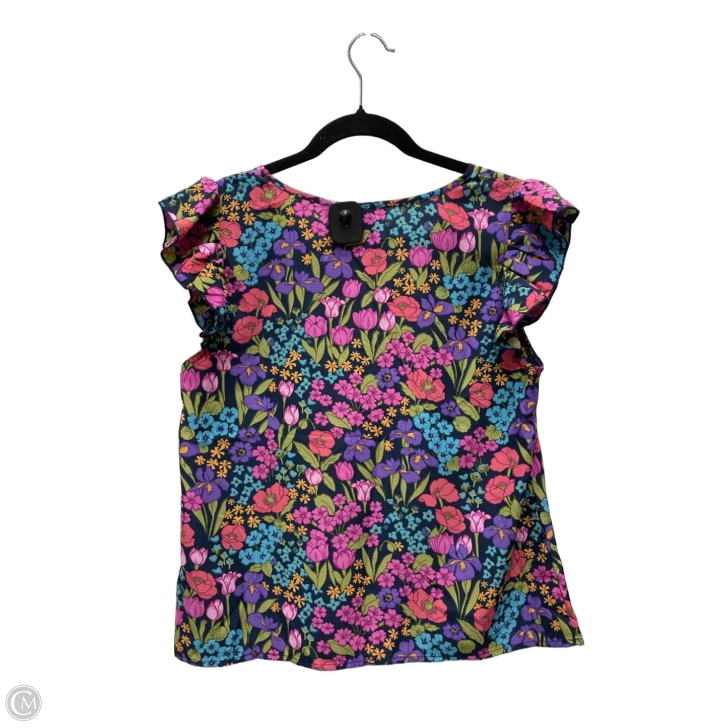 Top Sleeveless By Emery Rose In Floral Print, Size: M