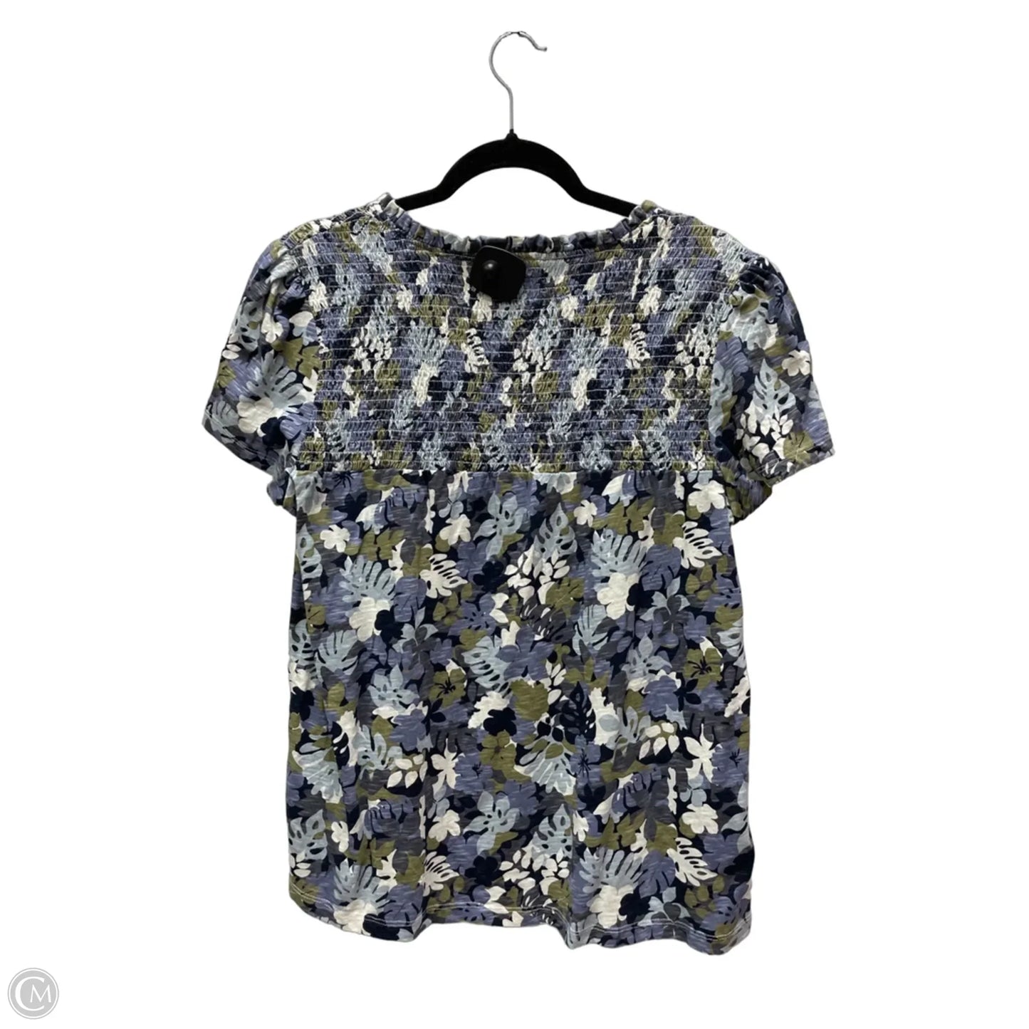 Top 2pc 3/4 Sleeve By Clothes Mentor In Floral Print, Size: Xl
