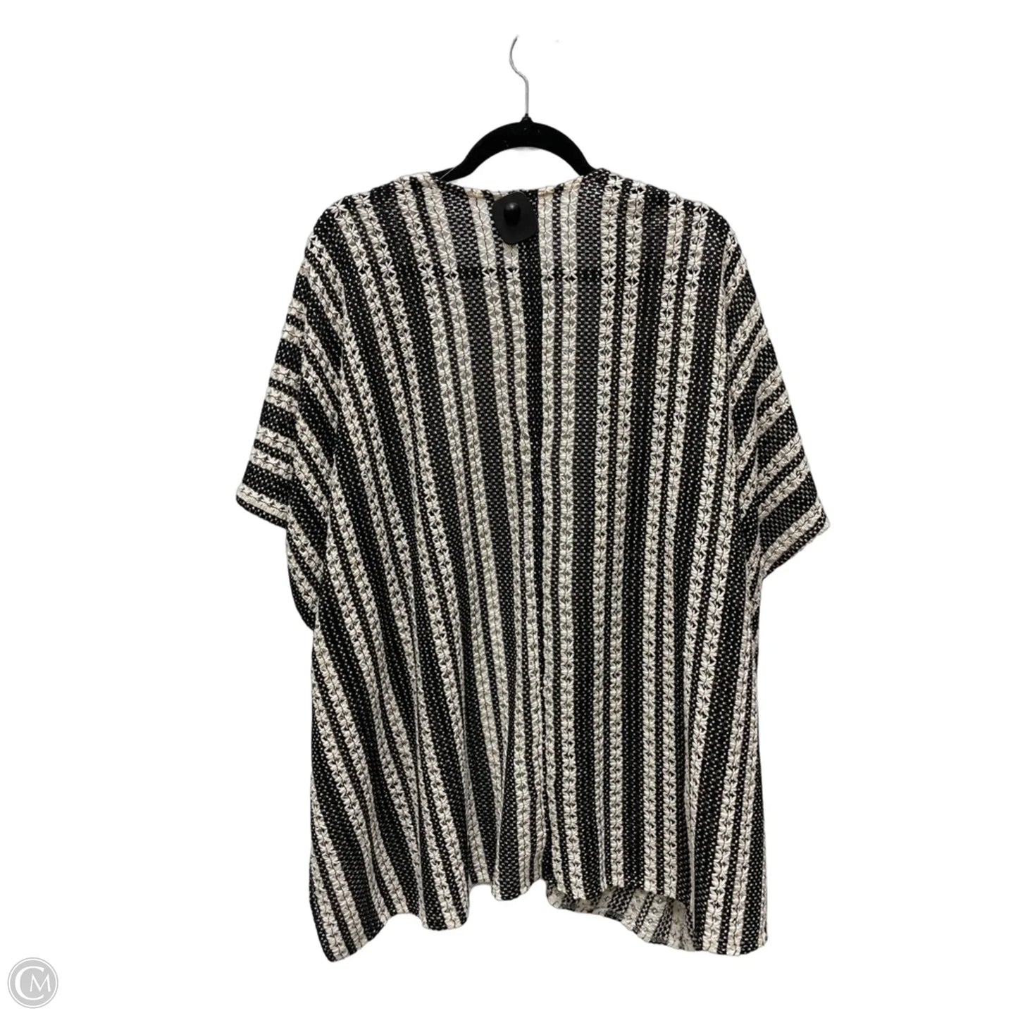Cardigan By Maurices In Black & Cream, Size: L