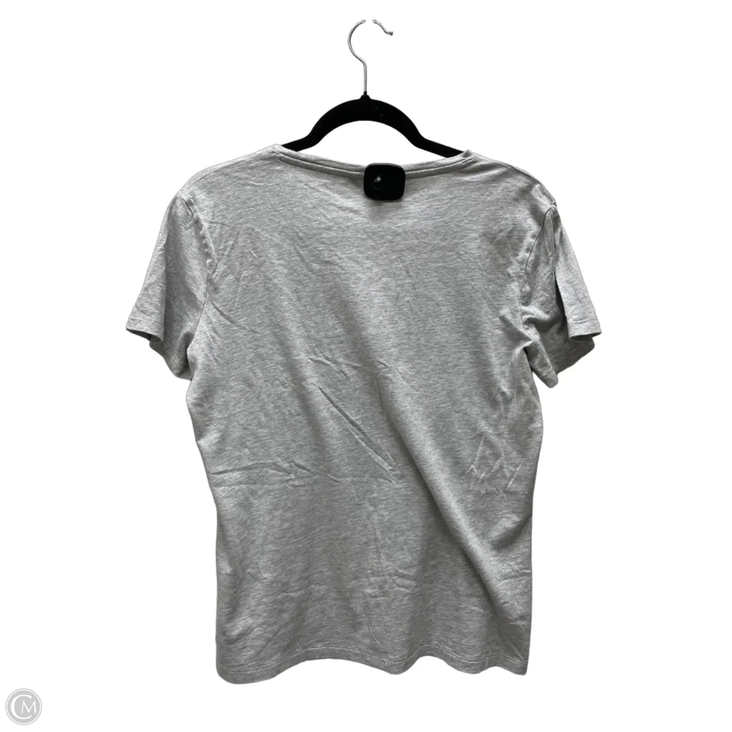 Top Short Sleeve By Lauren By Ralph Lauren In Grey, Size: L