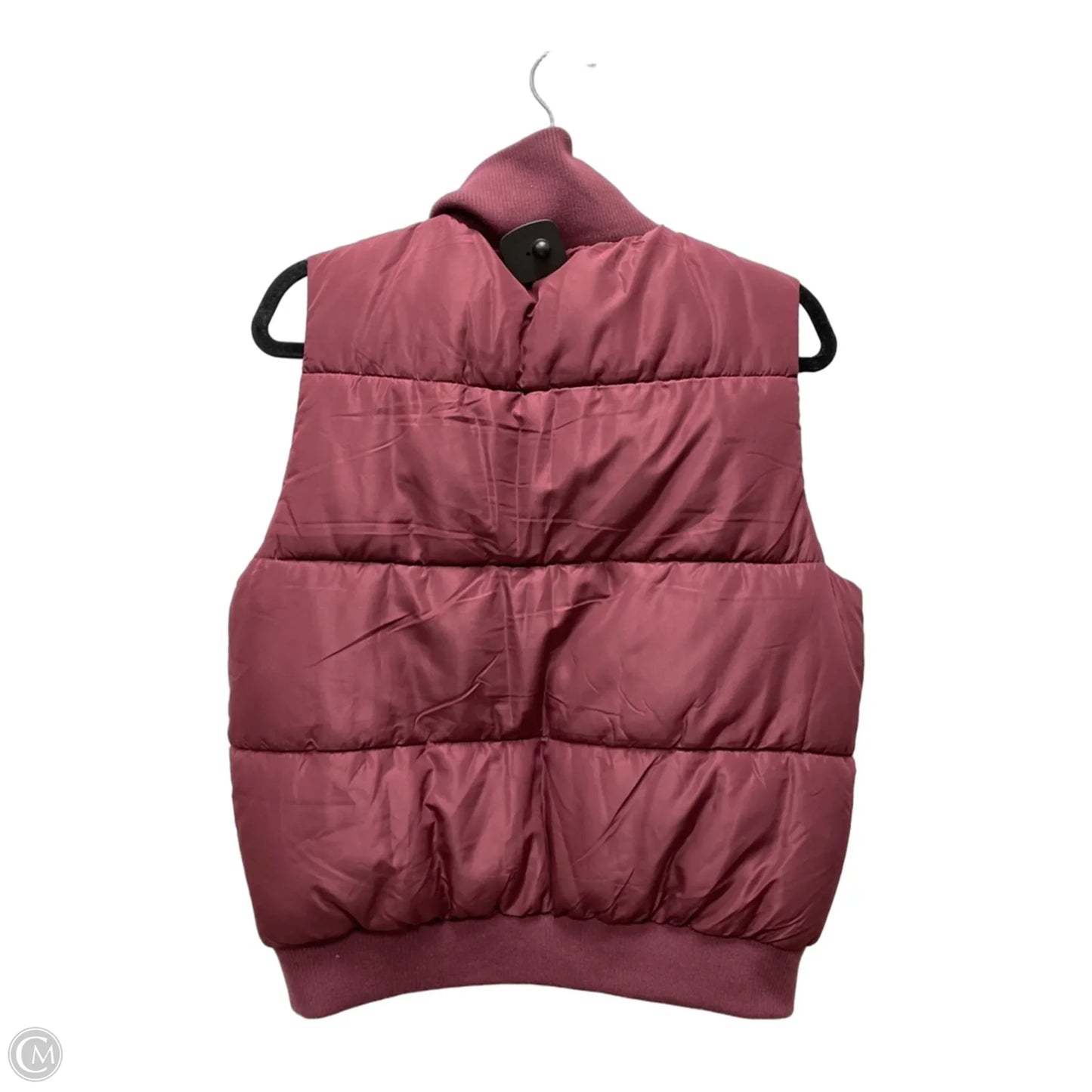 Vest Puffer & Quilted By Madden Girl In Maroon, Size: S