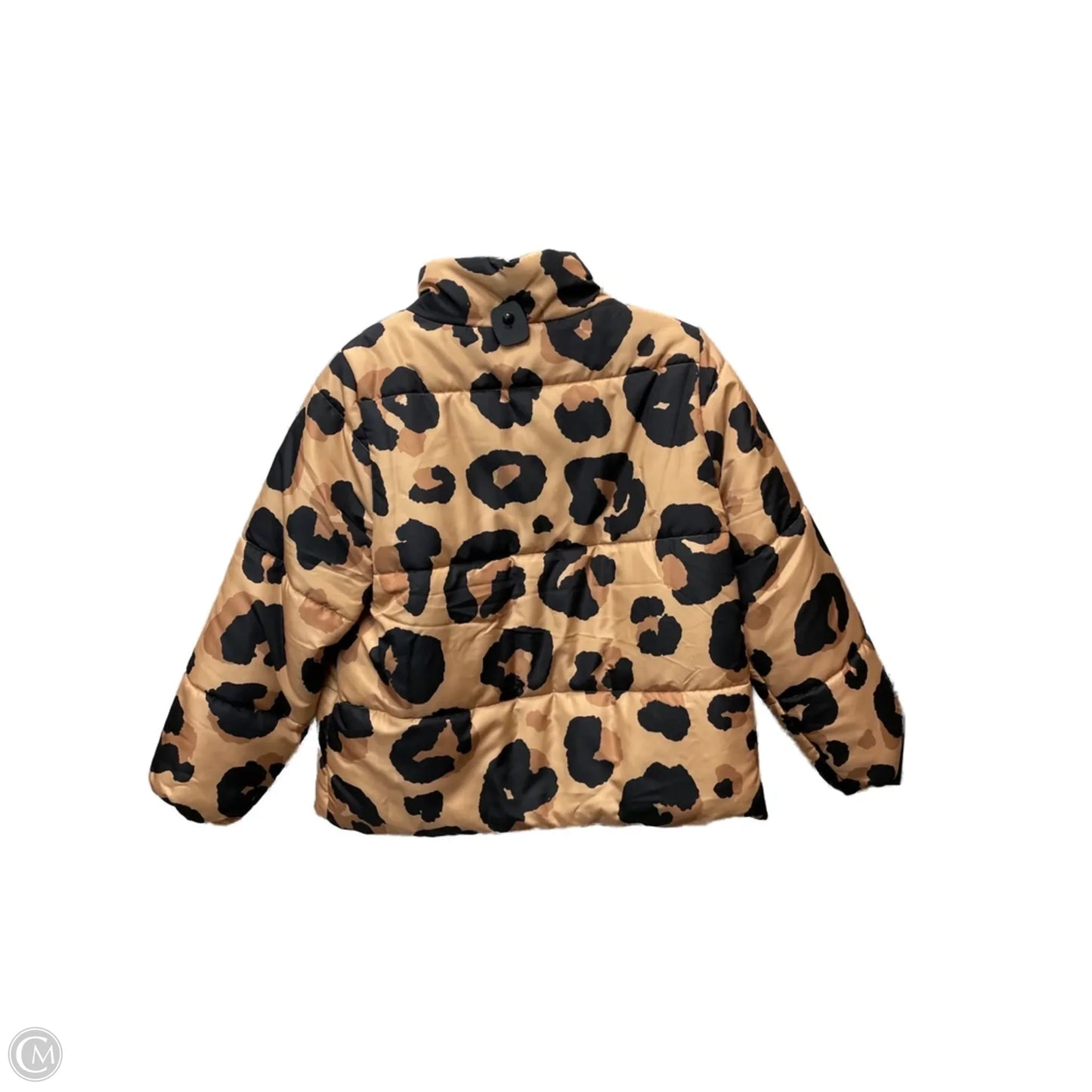 Coat Puffer & Quilted By Mudpie In Animal Print, Size: S