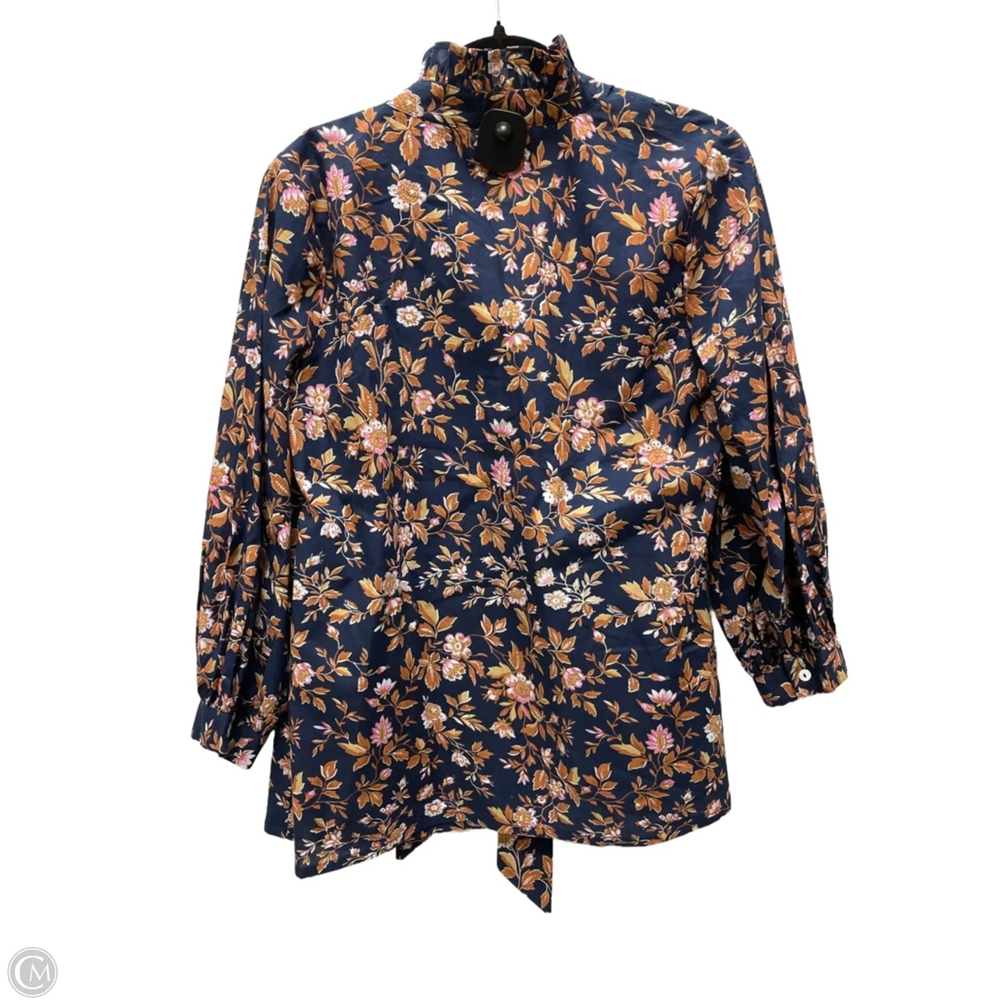 Top 3/4 Sleeve By Cma In Floral Print, Size: Xs