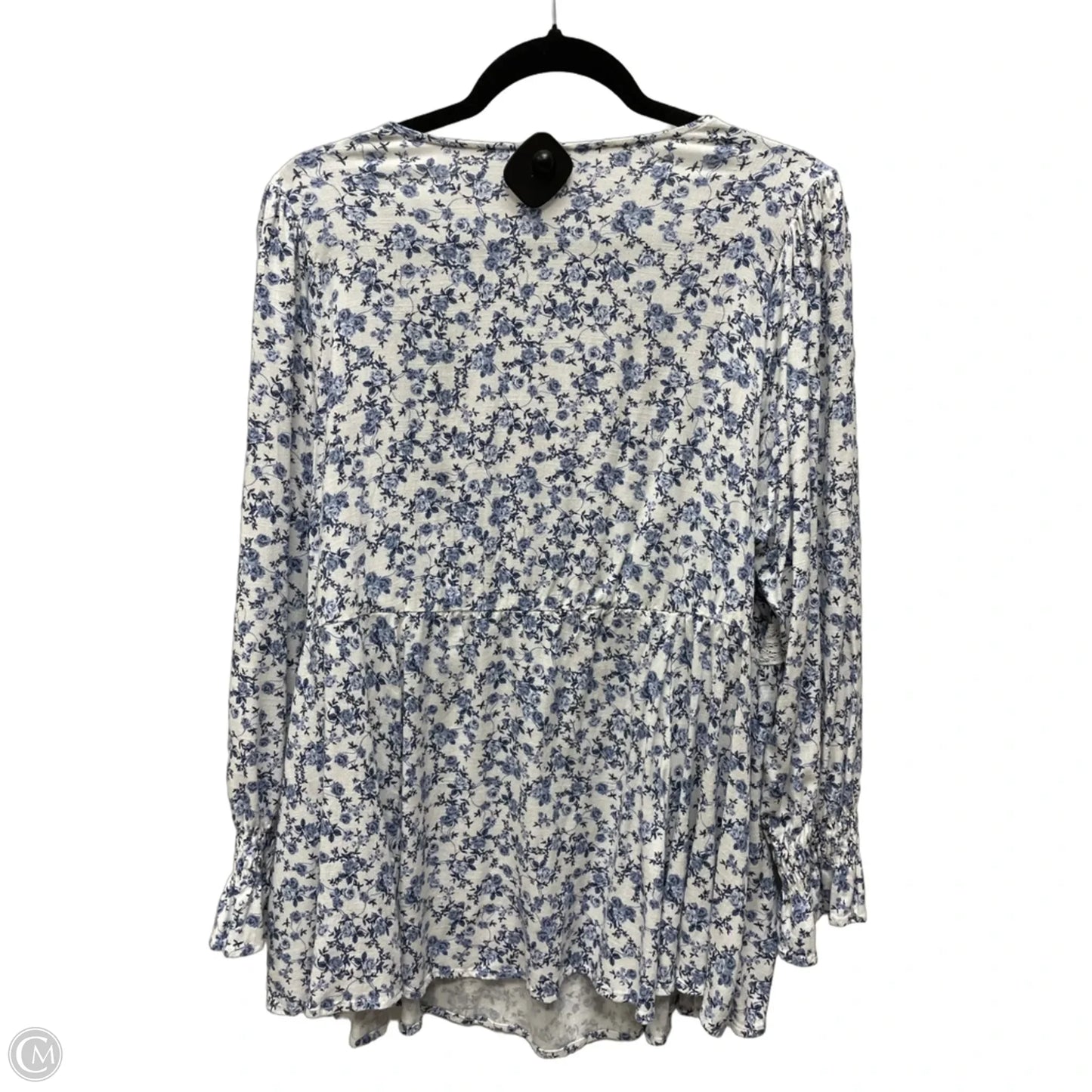 Top 3/4 Sleeve By Torrid In Floral Print, Size: 1x