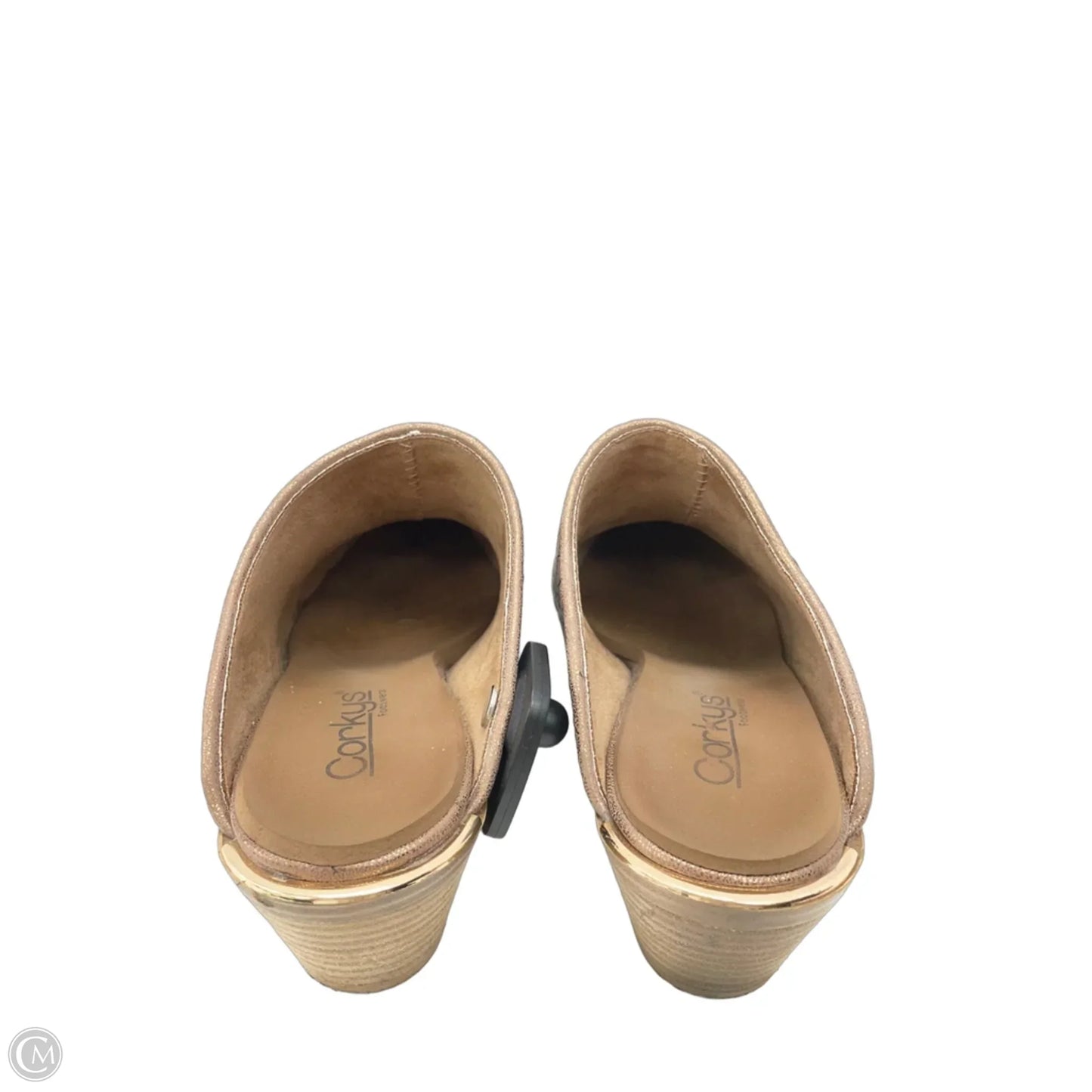 Shoes Heels Block By Corkys In Brown, Size: 8