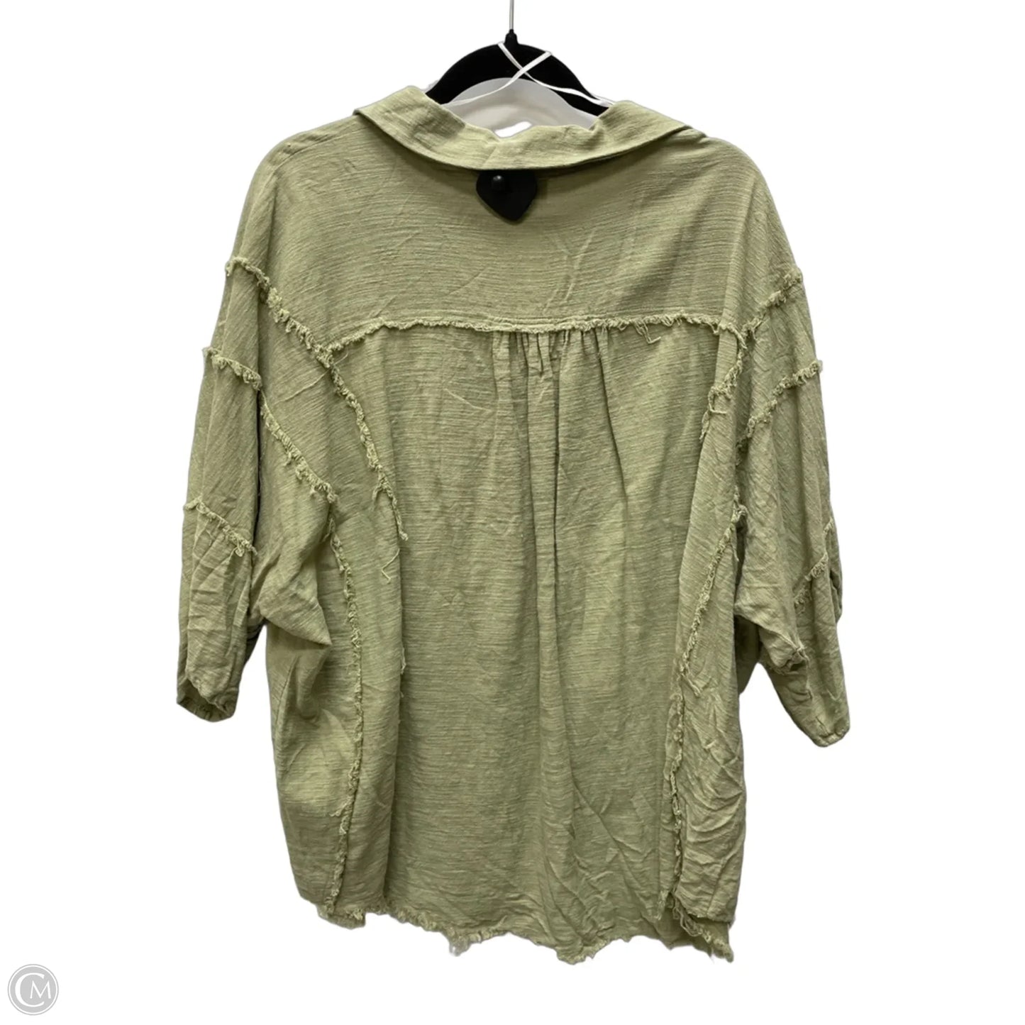 Top Short Sleeve By Gigio In Green, Size: Xl