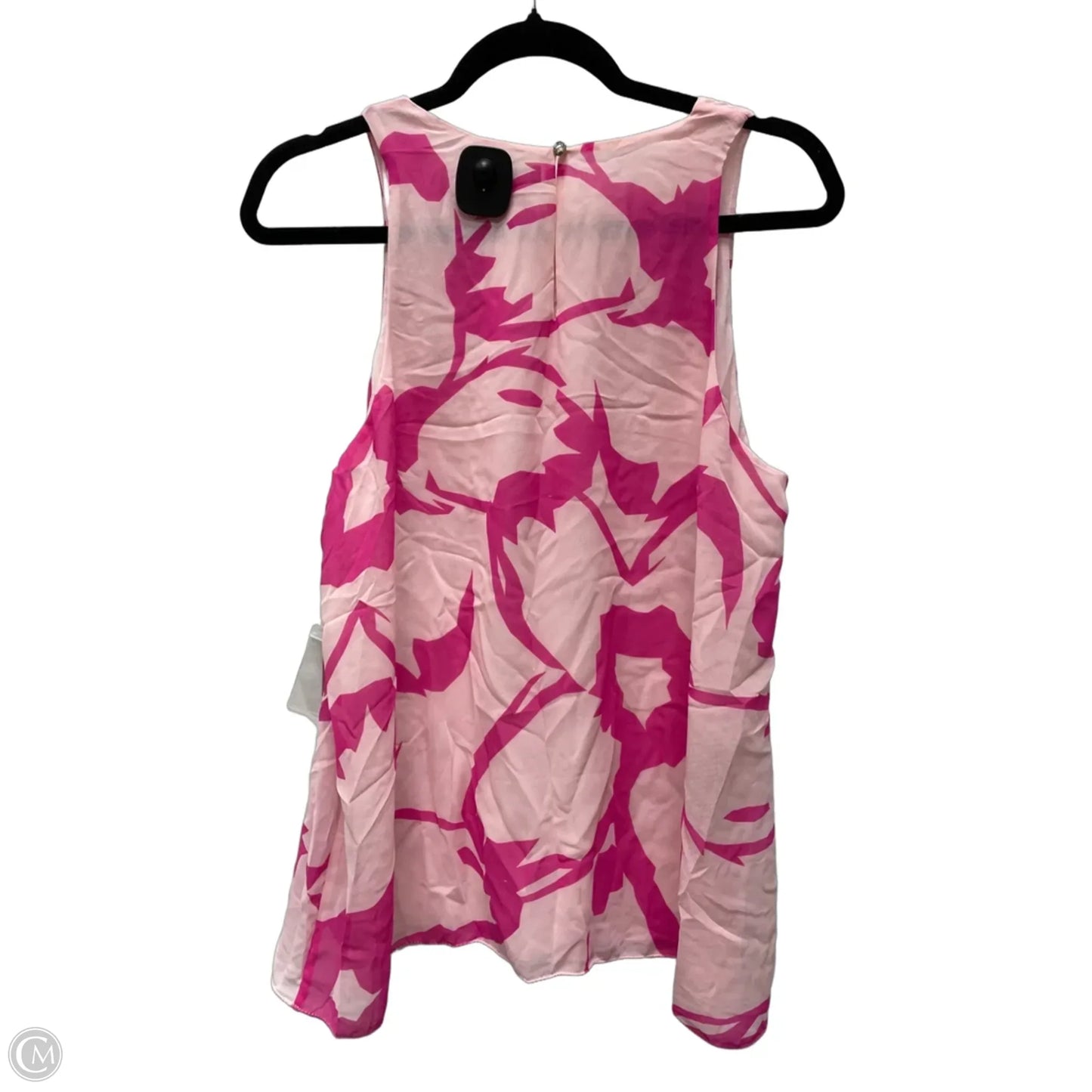 Blouse Sleeveless By Vince Camuto In Floral Print, Size: L