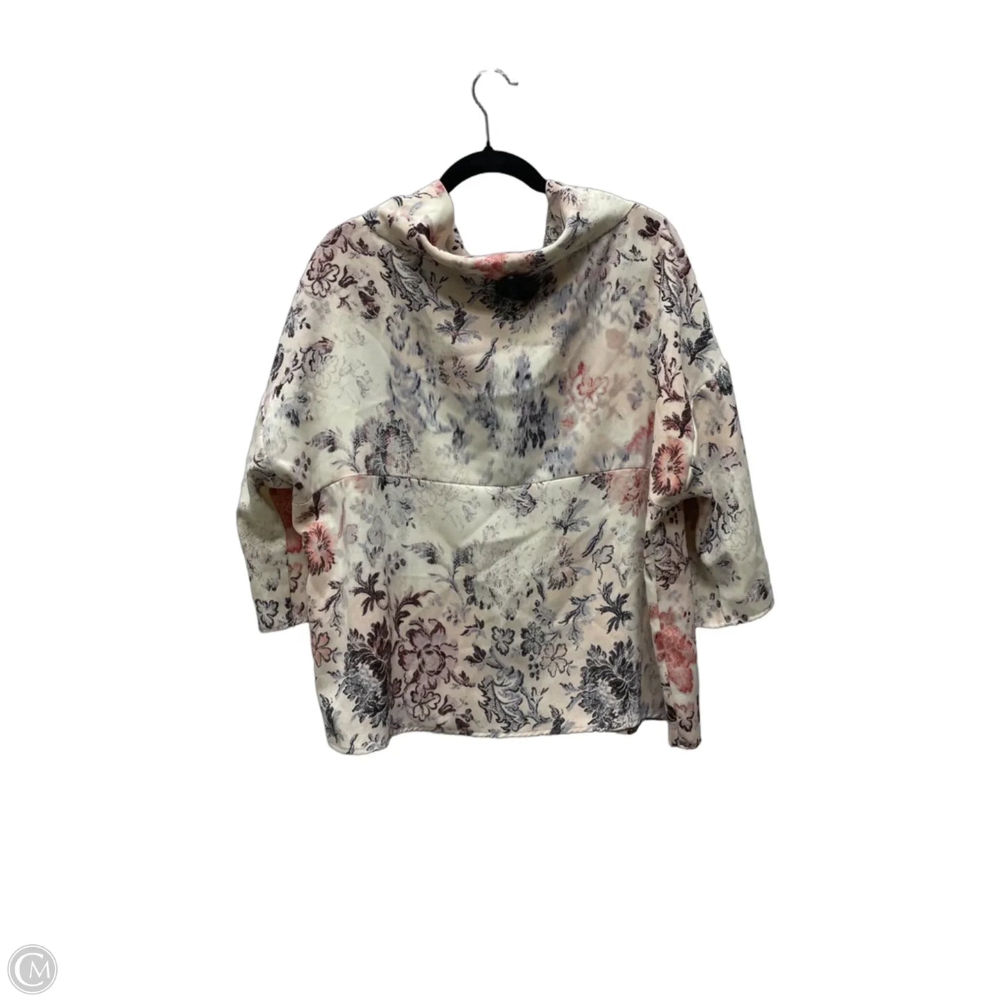 Top Long Sleeve By Chicos In Floral Print, Size: L