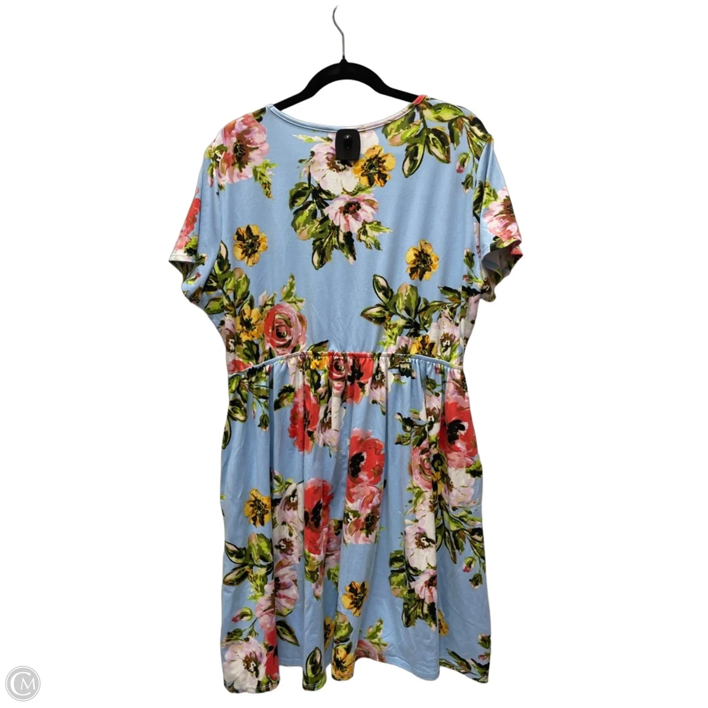 Dress Casual Short By Sweet Lovely In Floral Print, Size: 2x