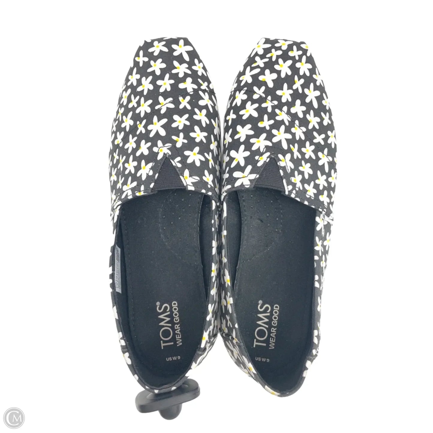 Shoes Flats By Toms In Black, Size: 9