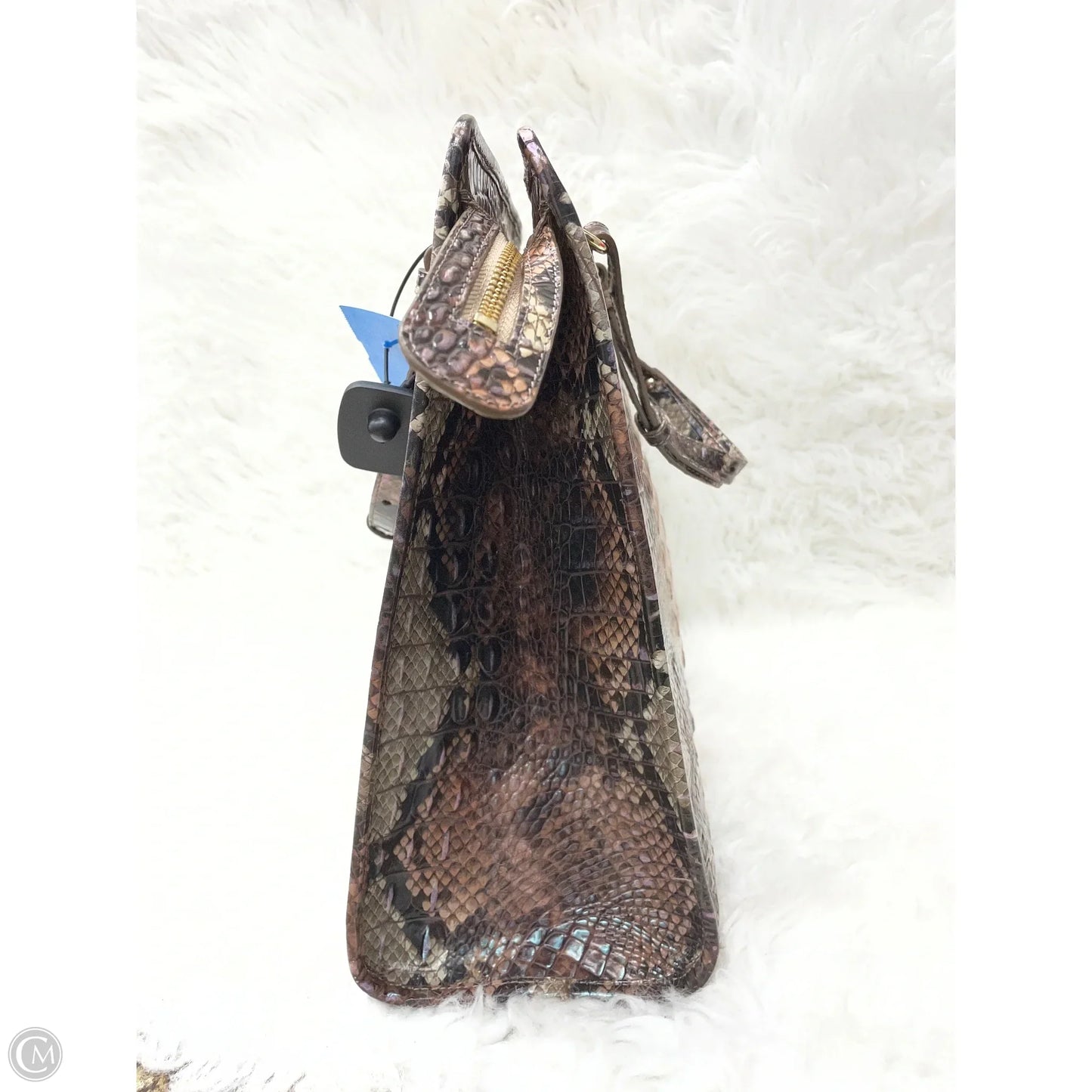 Handbag Designer By Brahmin, Size: Large