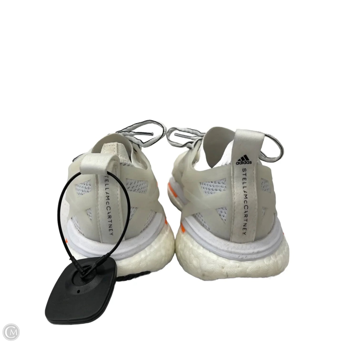 Shoes Luxury Designer By Stella Mccartney In Orange & White, Size: 7.5